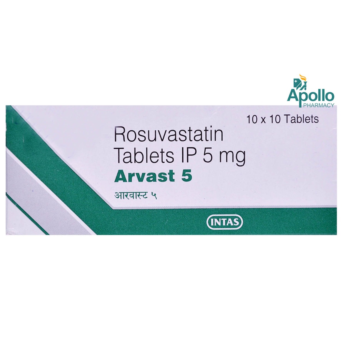 Arvast 5 Tablet 10's, Pack of 10 TABLETS Arvast 5 Tablet 10's, Pack of 10 TABLETS