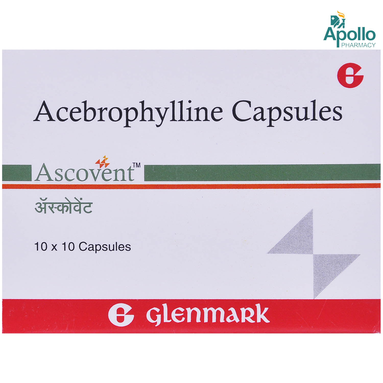 Ascovent 100 Capsule 10's, Pack of 10 CAPSULES Ascovent 100 Capsule 10's, Pack of 10 CAPSULES