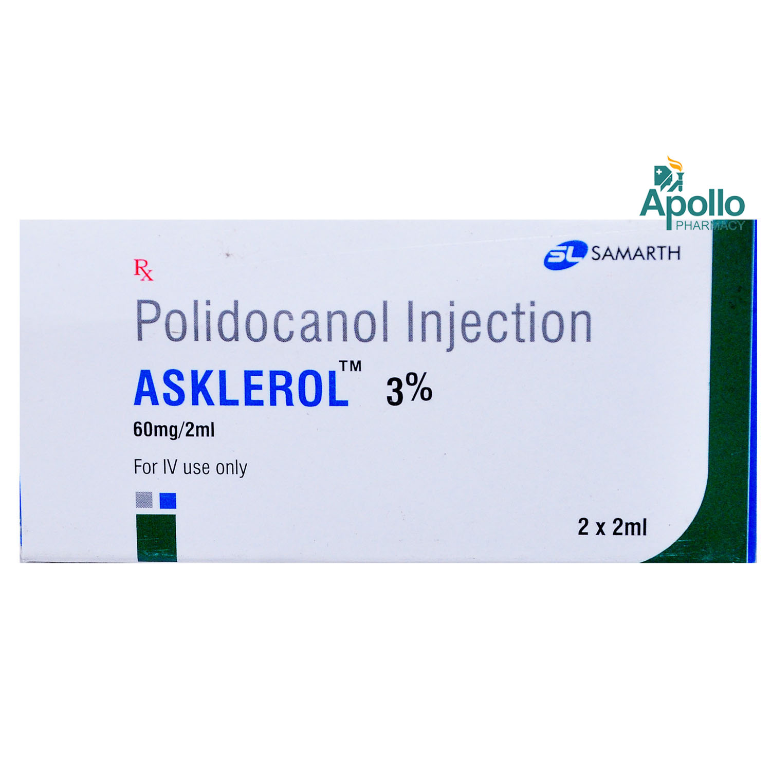 Buy Asklerol 3% Injection 2 x 2 ml Online