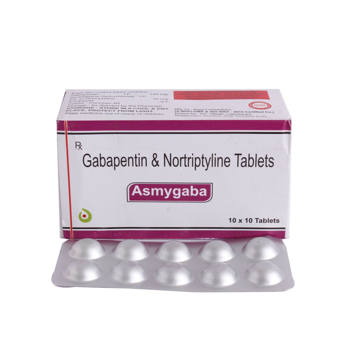 Asmygaba Tablet 10's, Pack of 10 TabletS Asmygaba Tablet 10's, Pack of 10 TabletS