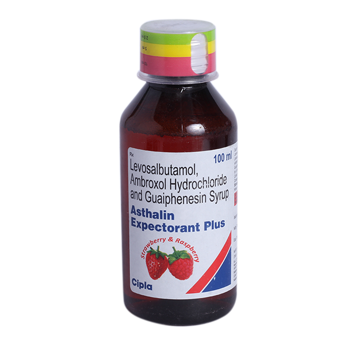 Buy Asthalin Plus Strawberry & Raspberry Expectorant 100 ml Online