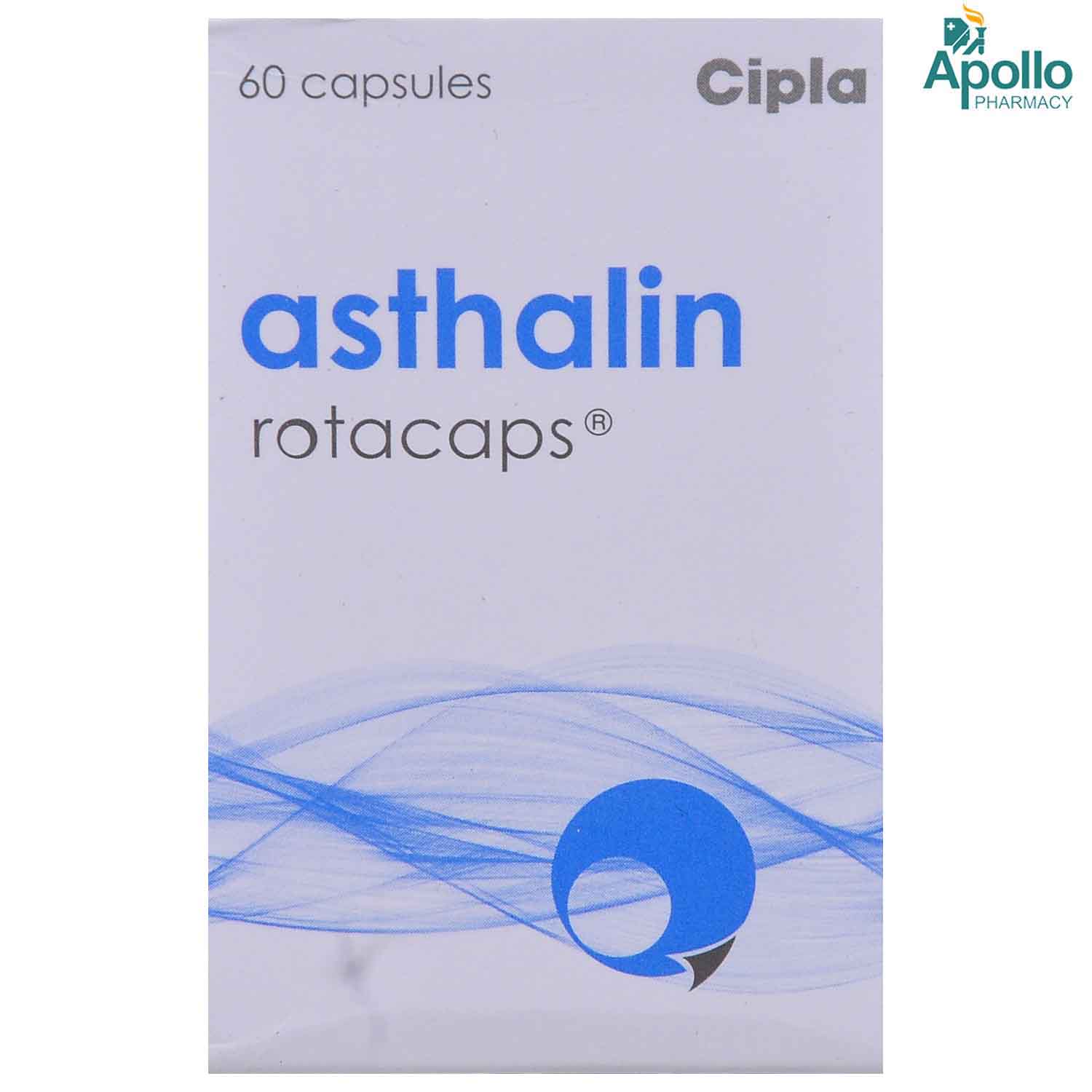 Asthalin 200 mcg Rotacaps 60's Asthalin 200 mcg Rotacaps 60's
