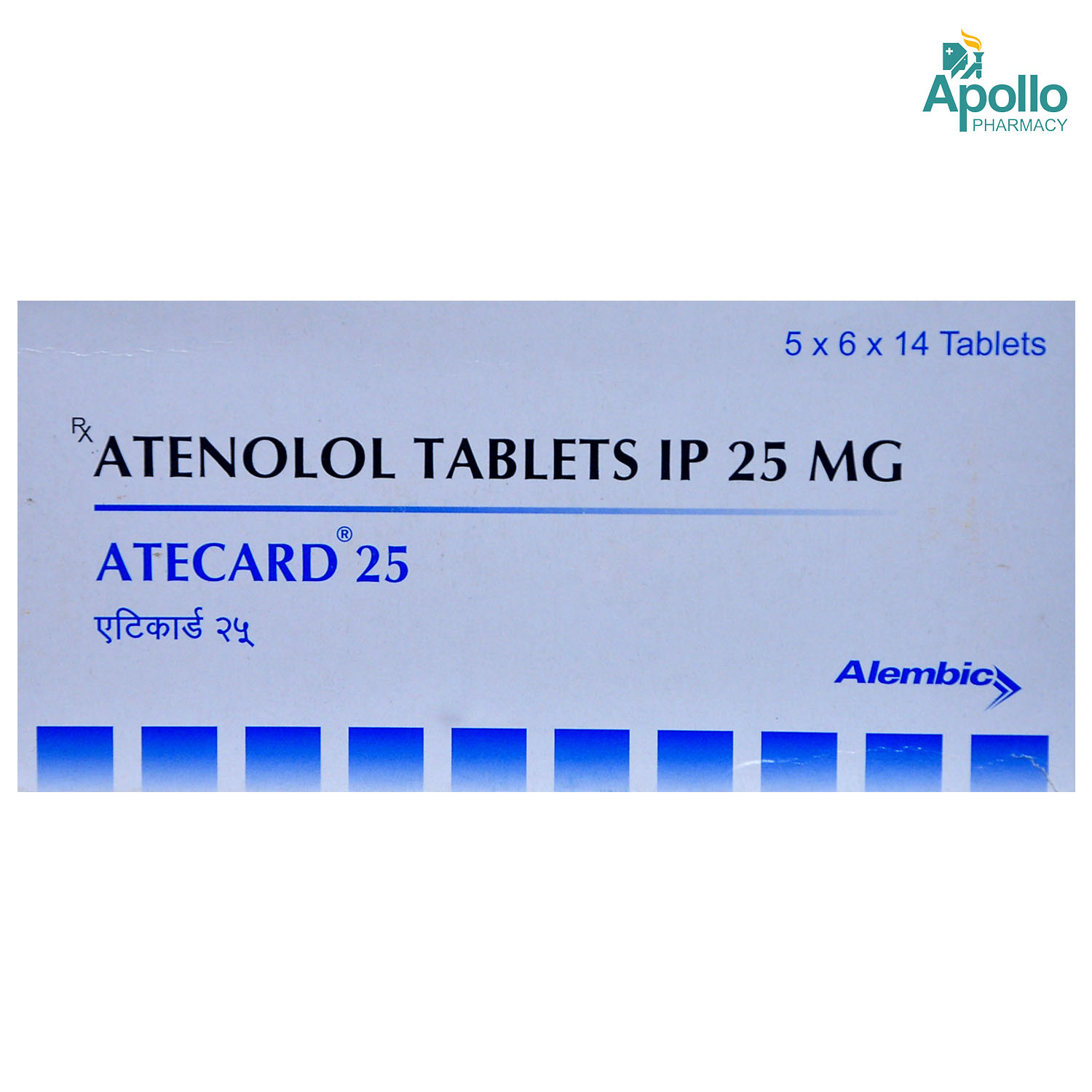 Buy Atecard 25 Tablet 14's Online