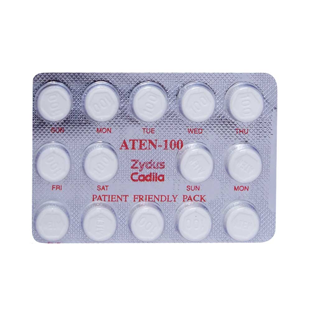 Aten-100 Tablet 14's, Pack of 14 TabletS Aten-100 Tablet 14's, Pack of 14 TabletS