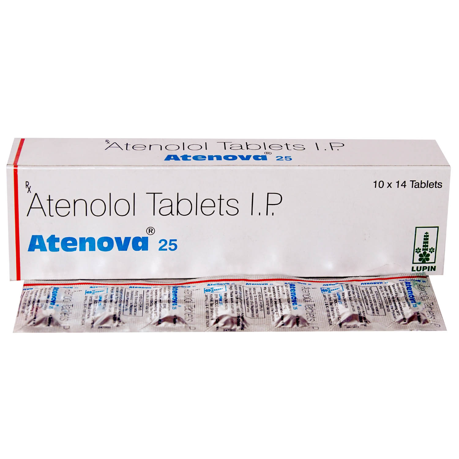Atenova 25 mg Tablet 14's, Pack of 14 TabletS Atenova 25 mg Tablet 14's, Pack of 14 TabletS