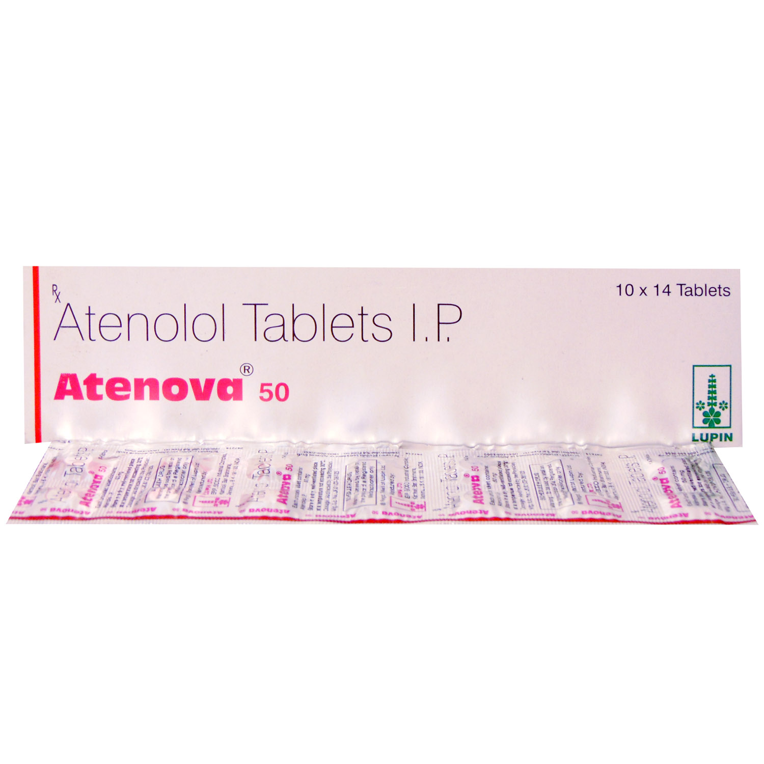 Atenova 50 mg Tablet 14's, Pack of 14 TabletS Atenova 50 mg Tablet 14's, Pack of 14 TabletS