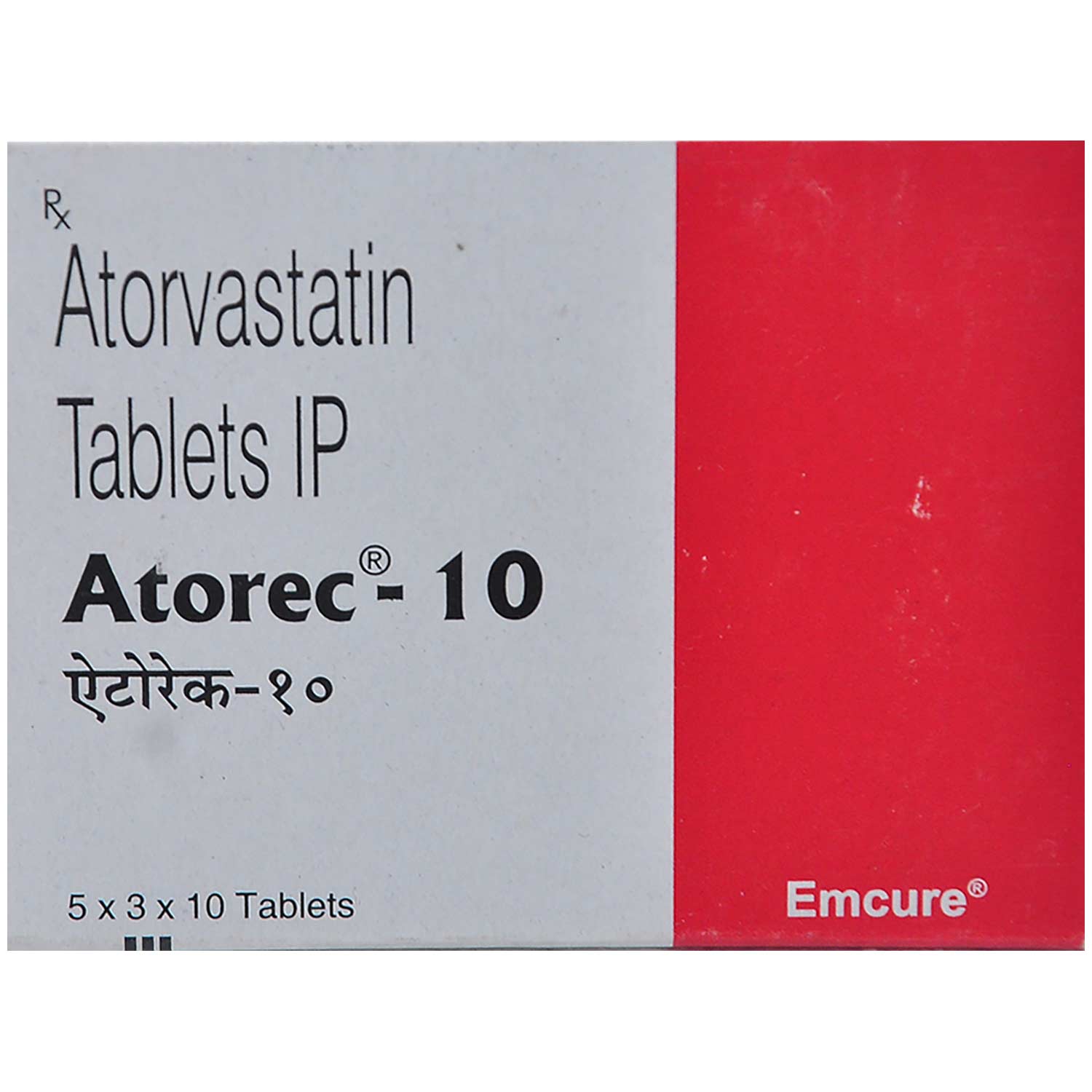 Atorec-10 Tablet 10's, Pack of 10 TABLETS Atorec-10 Tablet 10's, Pack of 10 TABLETS