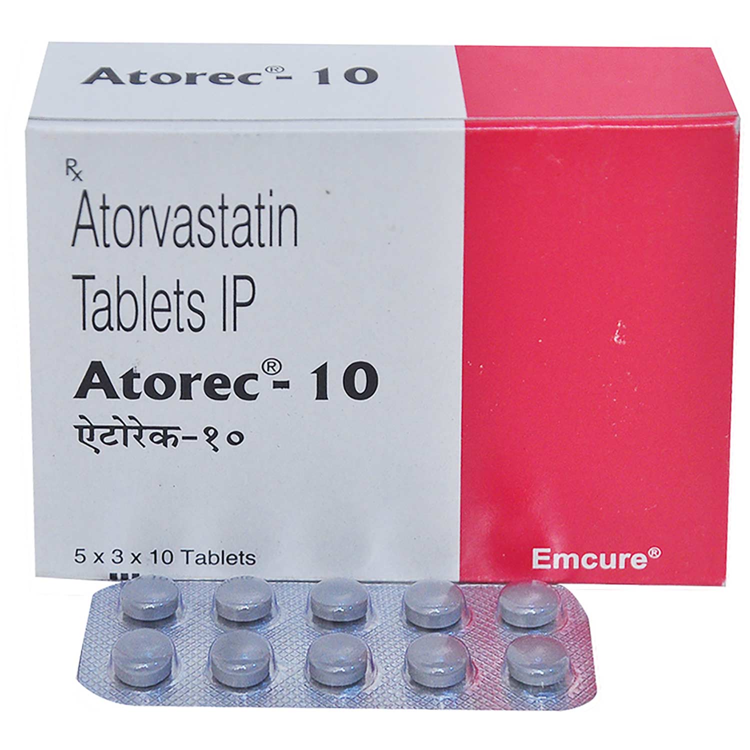 Atorec-10 Tablet 10's, Pack of 10 TABLETS Atorec-10 Tablet 10's, Pack of 10 TABLETS