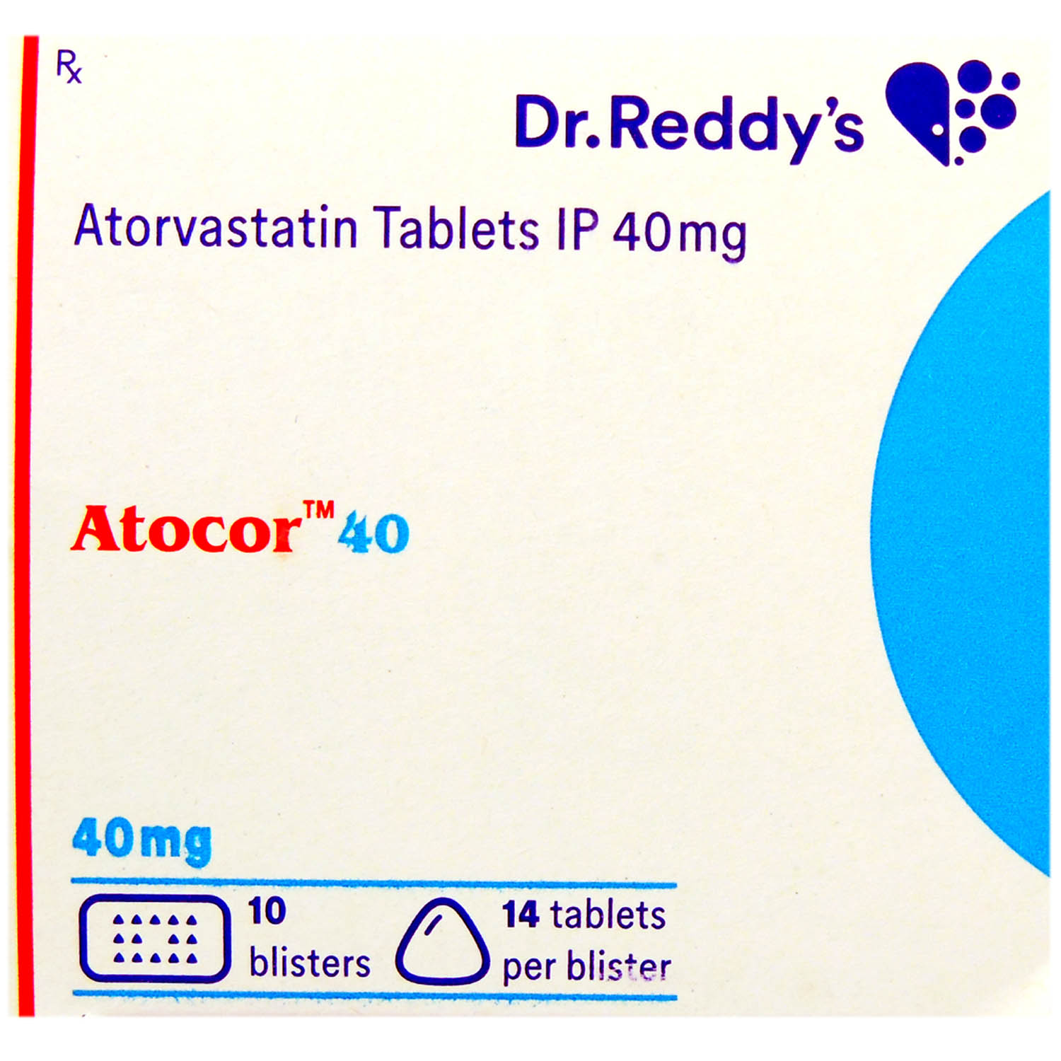 Atocor 40 mg Tablet 14's, Pack of 14 TABLETS Atocor 40 mg Tablet 14's, Pack of 14 TABLETS