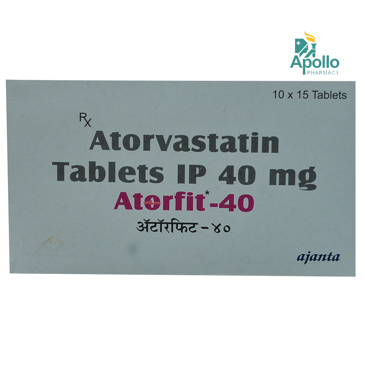 Atorfit 40 mg Tablet 15's, Pack of 15 TabletS Atorfit 40 mg Tablet 15's, Pack of 15 TabletS