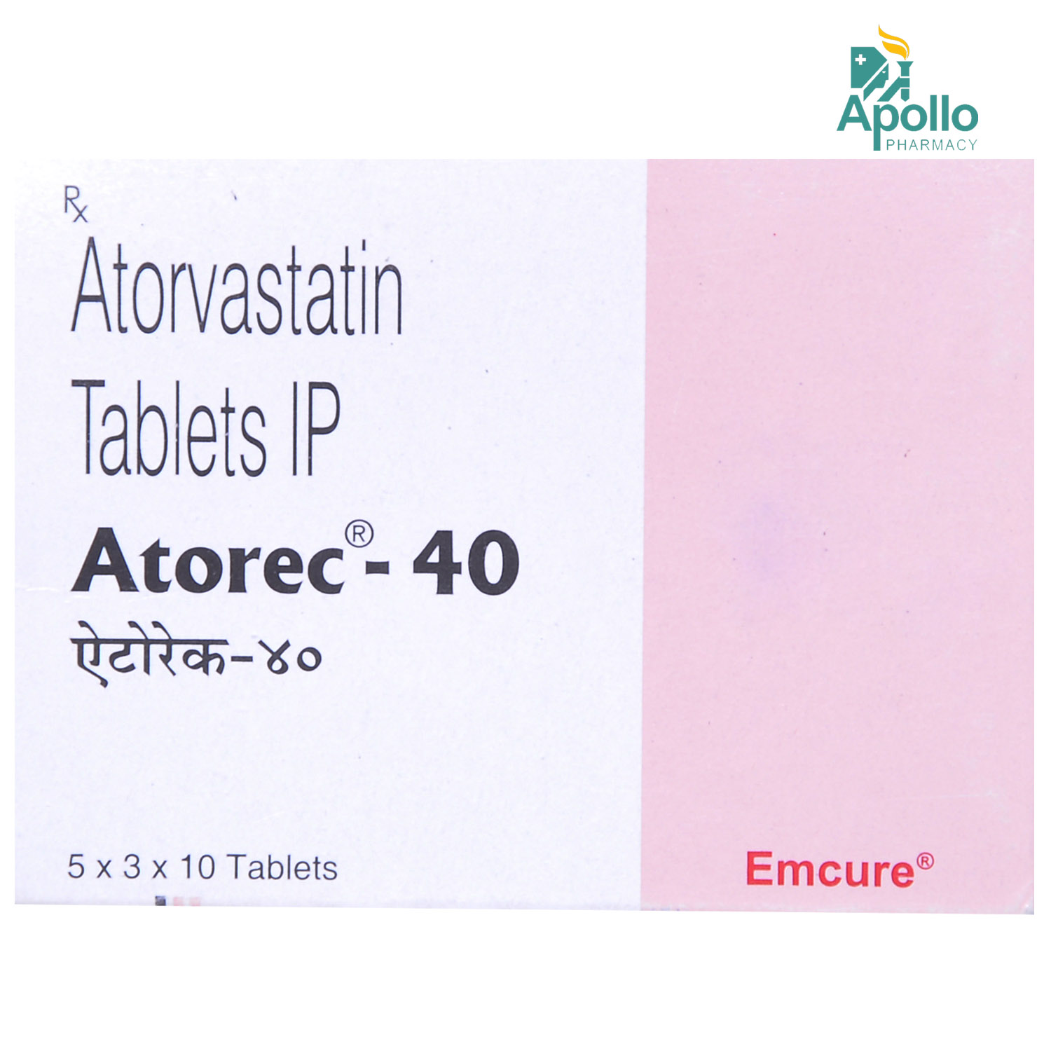 Atorec 40 Tablet 10's, Pack of 10 TABLETS Atorec 40 Tablet 10's, Pack of 10 TABLETS