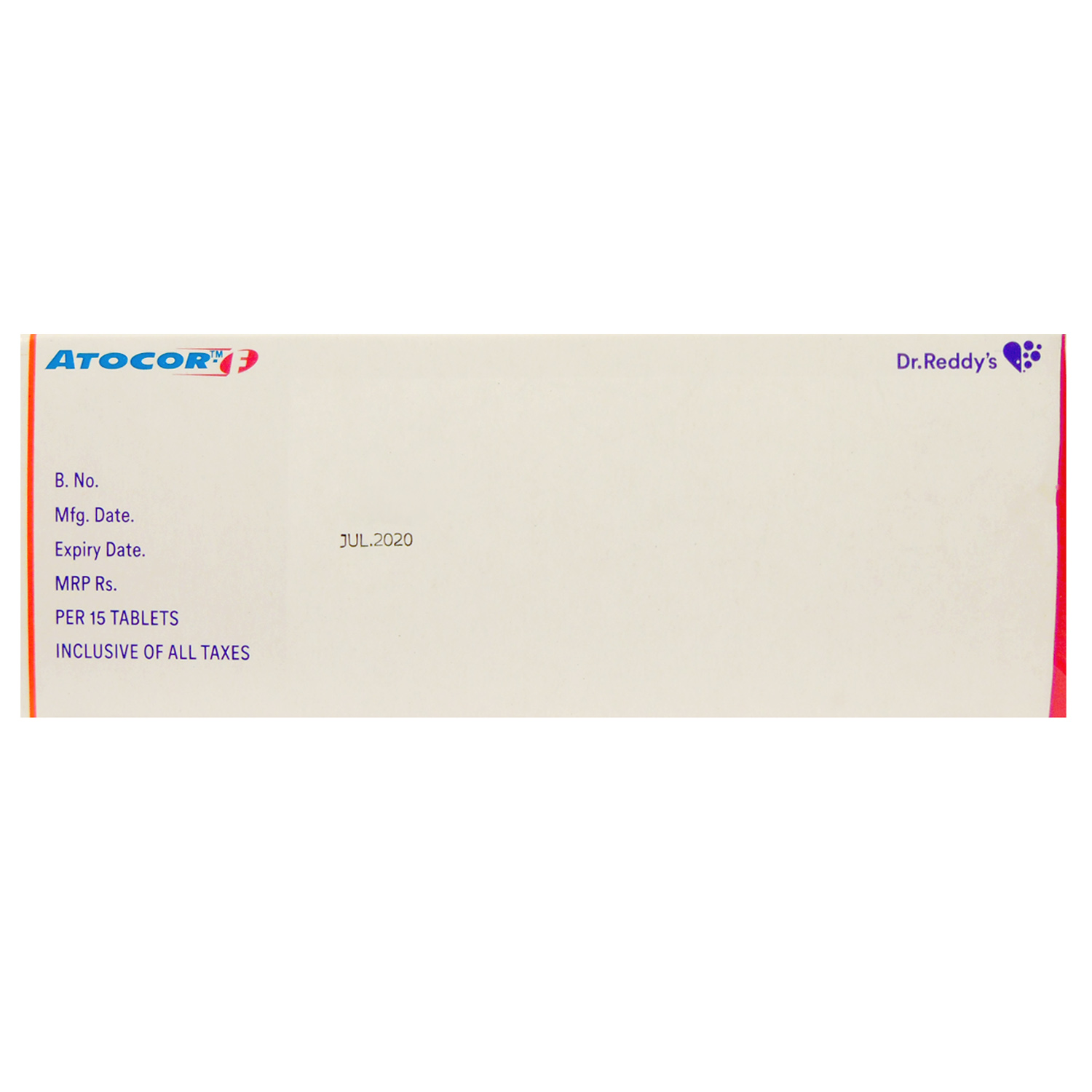 Atocor-F Tablet 15's, Pack of 15 TABLETS Atocor-F Tablet 15's, Pack of 15 TABLETS