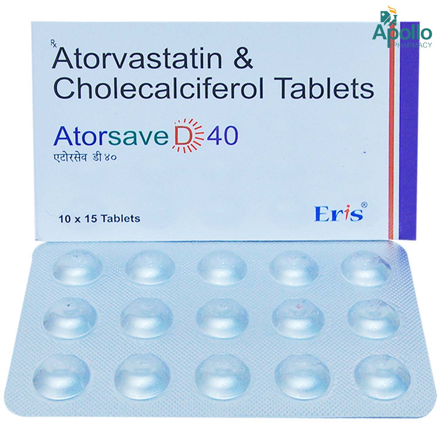 Atorsave D 40 Tablet 15's, Pack of 15 Atorsave D 40 Tablet 15's, Pack of 15