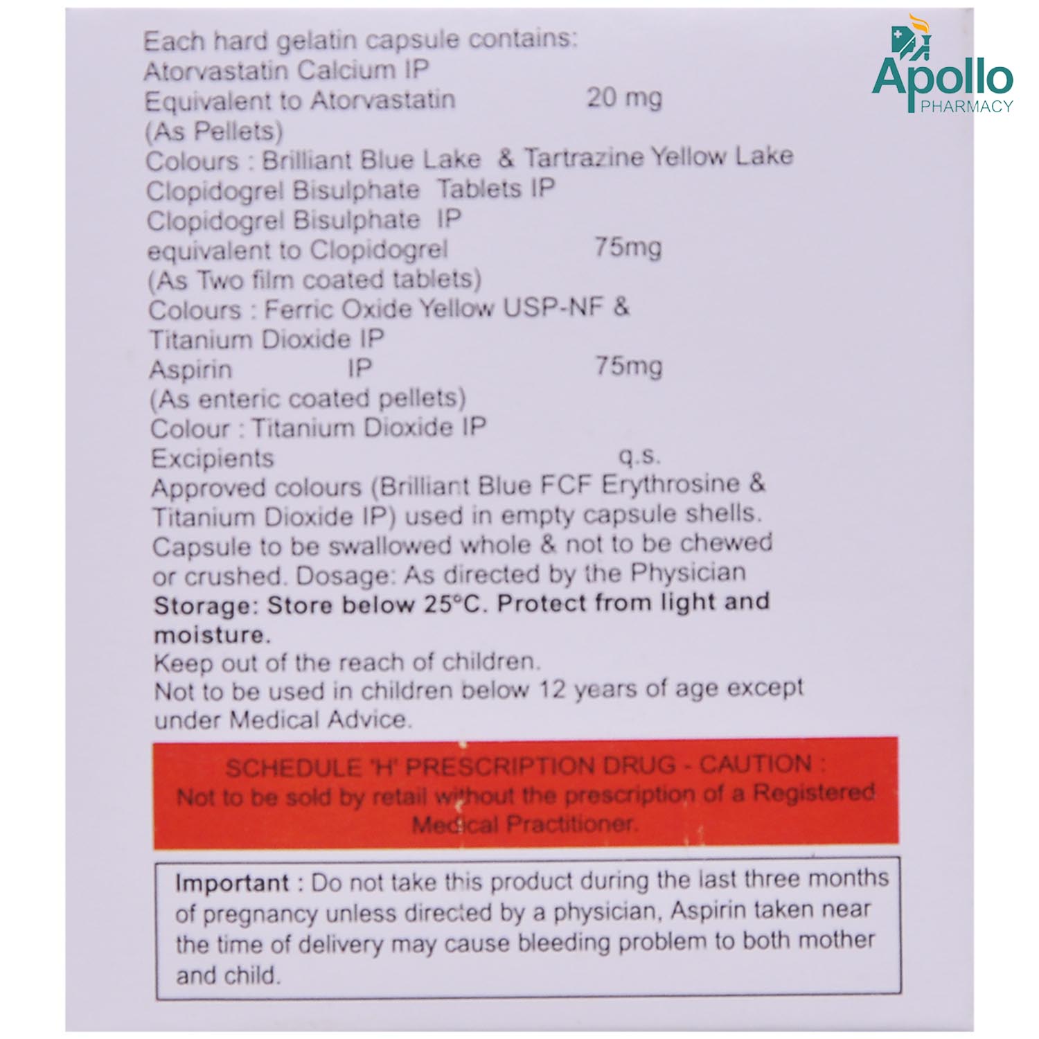 ATORSAVE GOLD 20MG CAPSULE 10'S, Pack of 10 CapsuleS ATORSAVE GOLD 20MG CAPSULE 10'S, Pack of 10 CapsuleS
