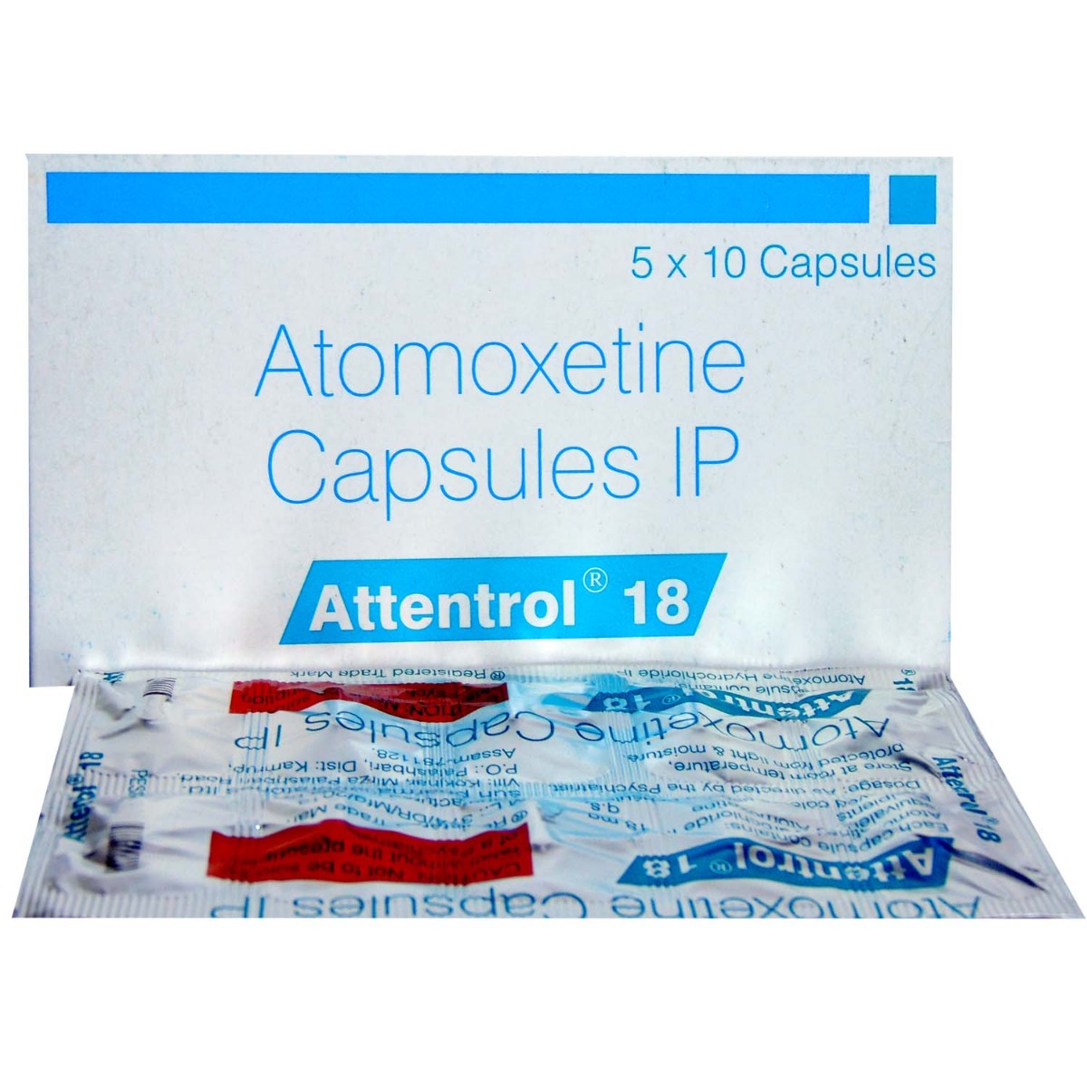 Attentrol 18 Capsule 10's, Pack of 10 CAPSULES Attentrol 18 Capsule 10's, Pack of 10 CAPSULES