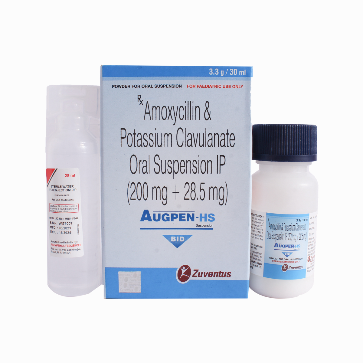 Augpen HS BID 3.3 gm Syrup 30 ml, Pack of 1 Syrup Augpen HS BID 3.3 gm Syrup 30 ml, Pack of 1 Syrup