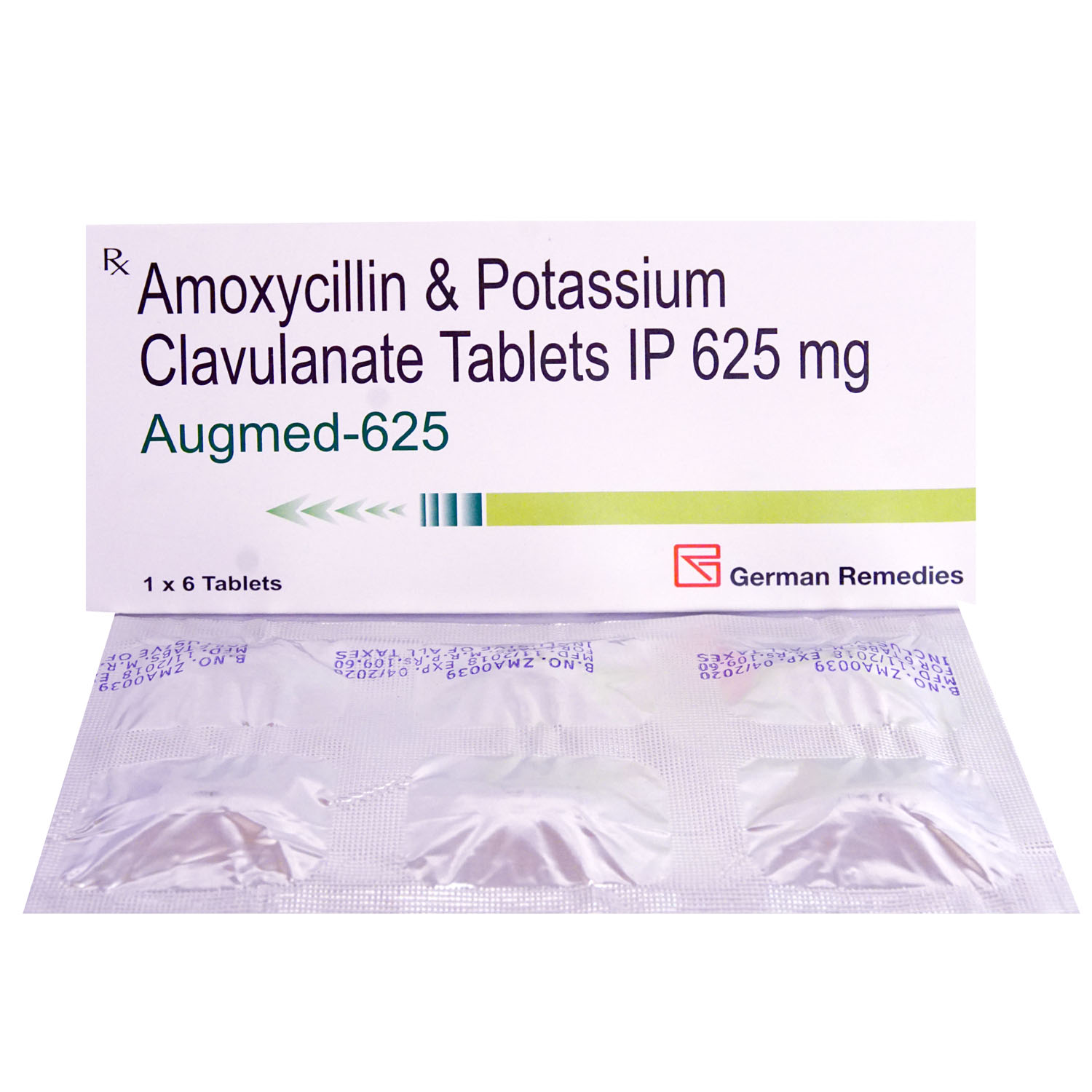 Buy Augmed-625 Tablet 6's Online