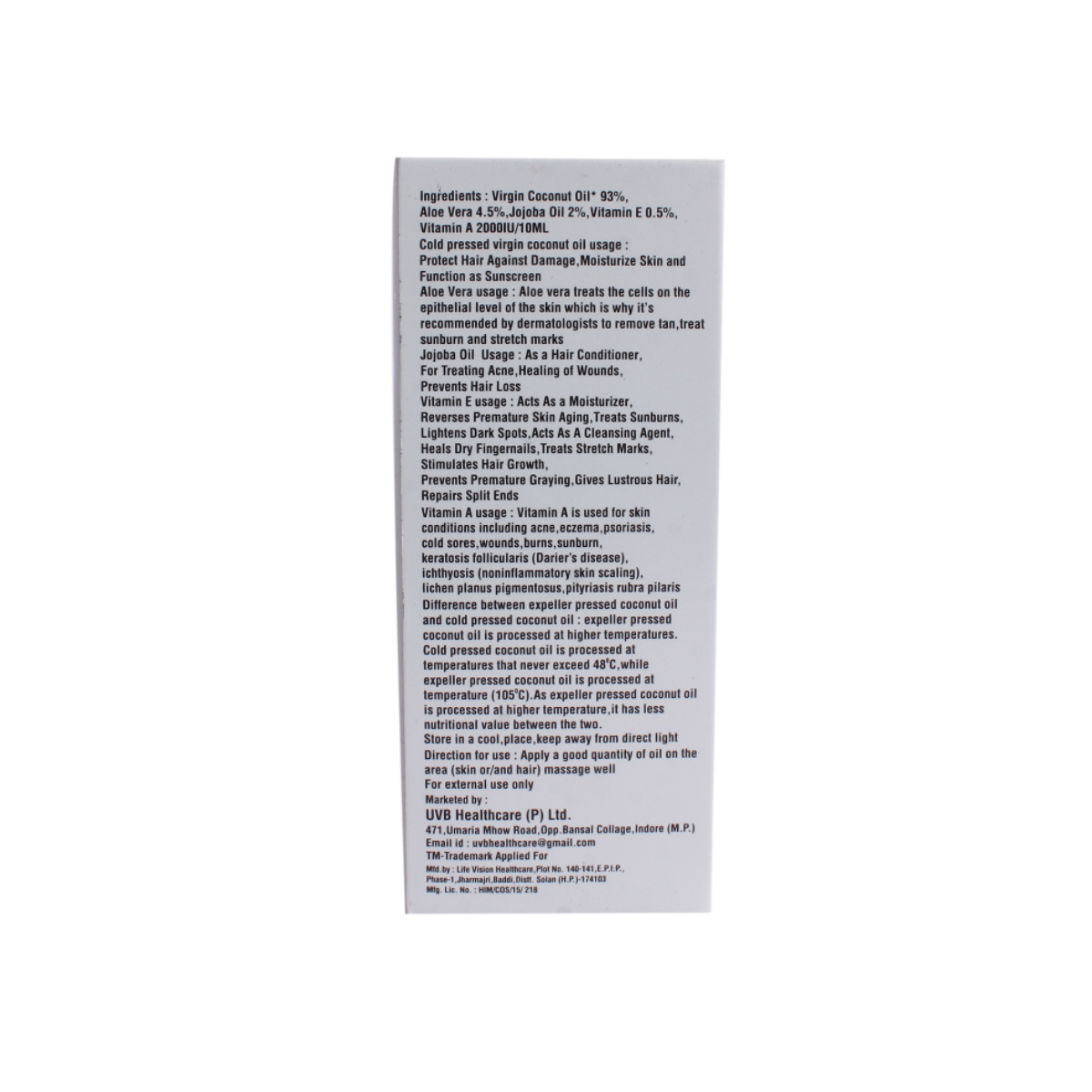 Avedew Massage Oil 60 ml, Pack of 1 Avedew Massage Oil 60 ml, Pack of 1