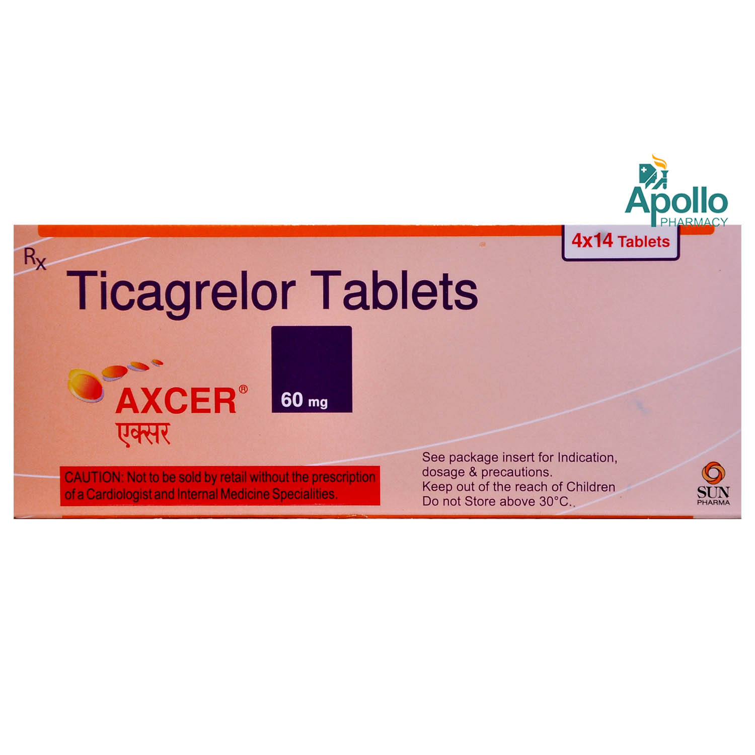 Buy Axcer 60 mg Tablet 14's Online