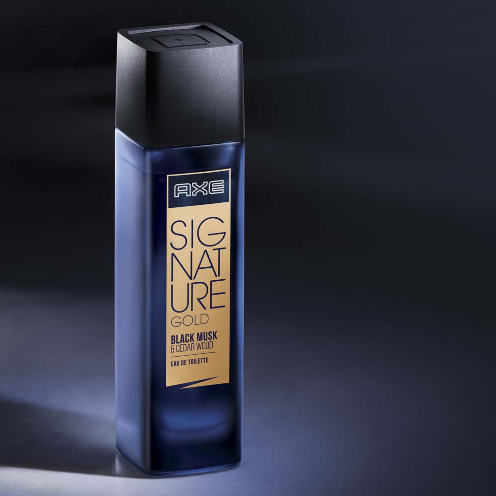 Axe Signature Gold Black Musk & Cedar Wood Perfume for Men, 80 ml, Pack of 1 Axe Signature Gold Black Musk & Cedar Wood Perfume for Men, 80 ml, Pack of 1