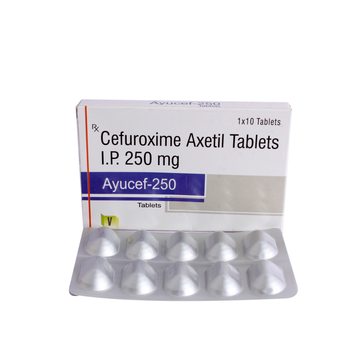 Ayucef 250 mg Tablet 10's, Pack of 10 TABLETS Ayucef 250 mg Tablet 10's, Pack of 10 TABLETS