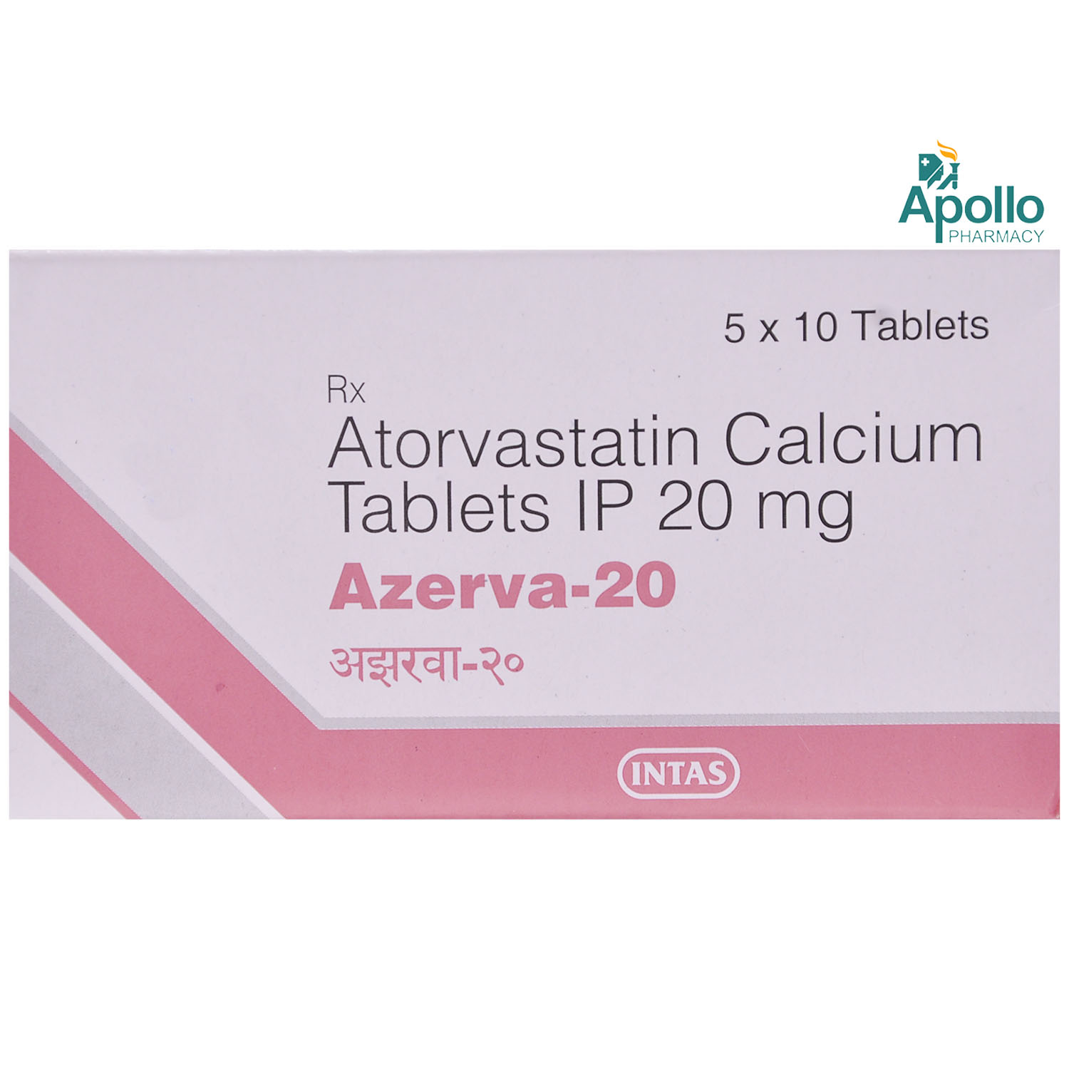 Azerva 20 Tablet 10's, Pack of 10 TABLETS Azerva 20 Tablet 10's, Pack of 10 TABLETS