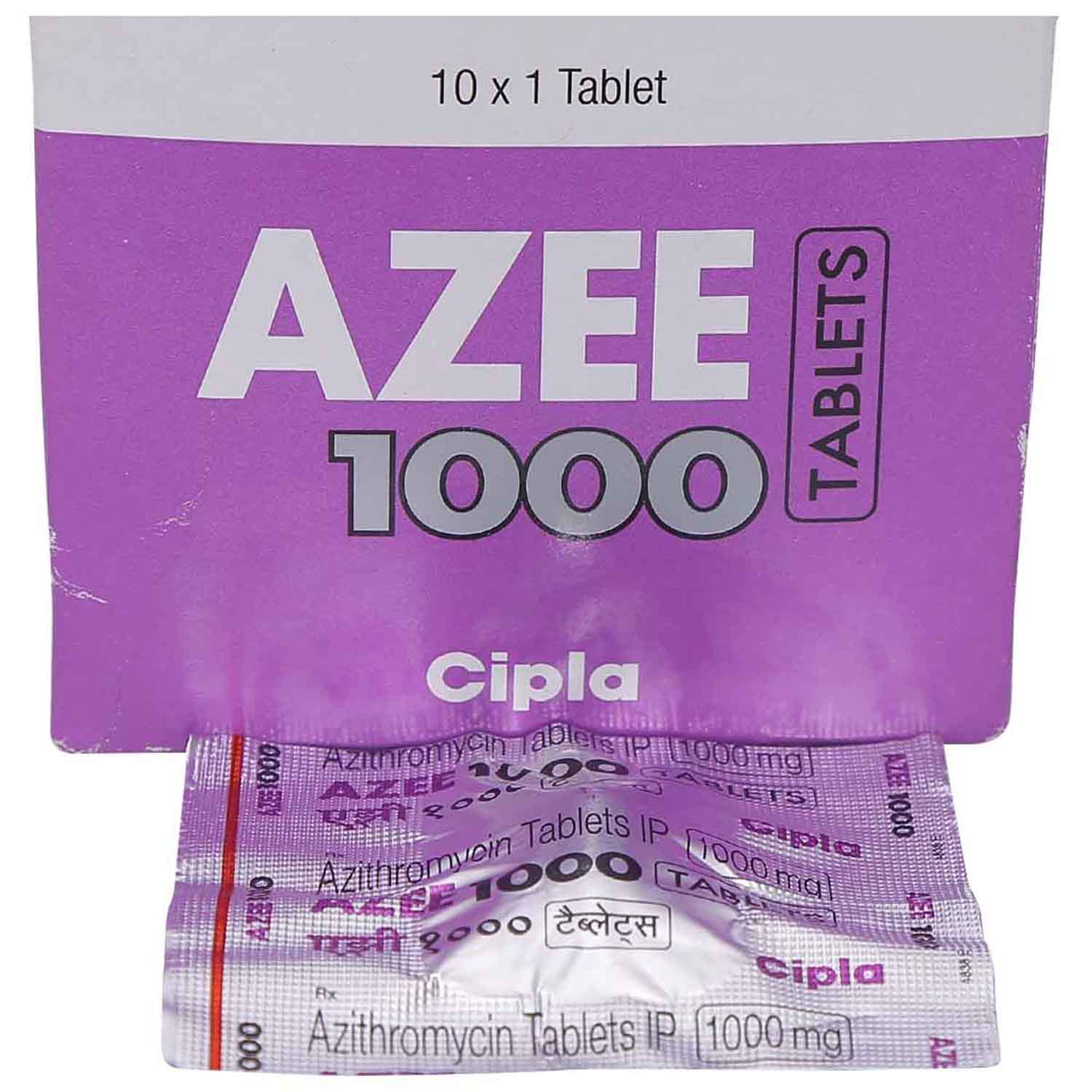 Azee 1000 Tablet 1's, Pack of 1 Tablet Azee 1000 Tablet 1's, Pack of 1 Tablet