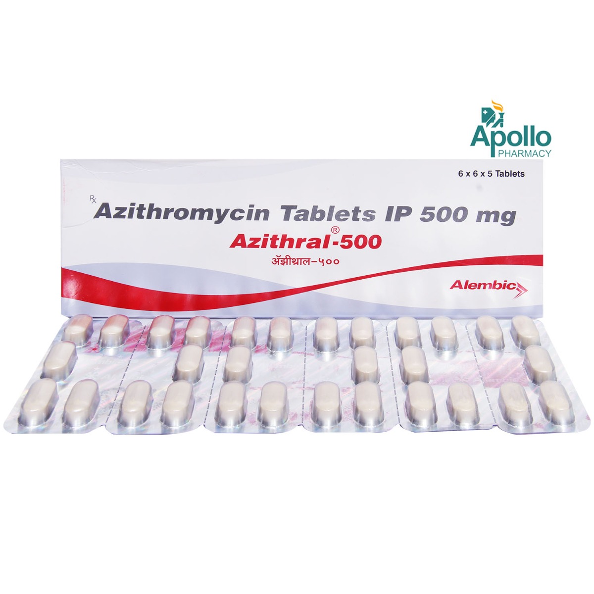 Azithral-500 Tablet 5's, Pack of 5 TABLETS Azithral-500 Tablet 5's, Pack of 5 TABLETS