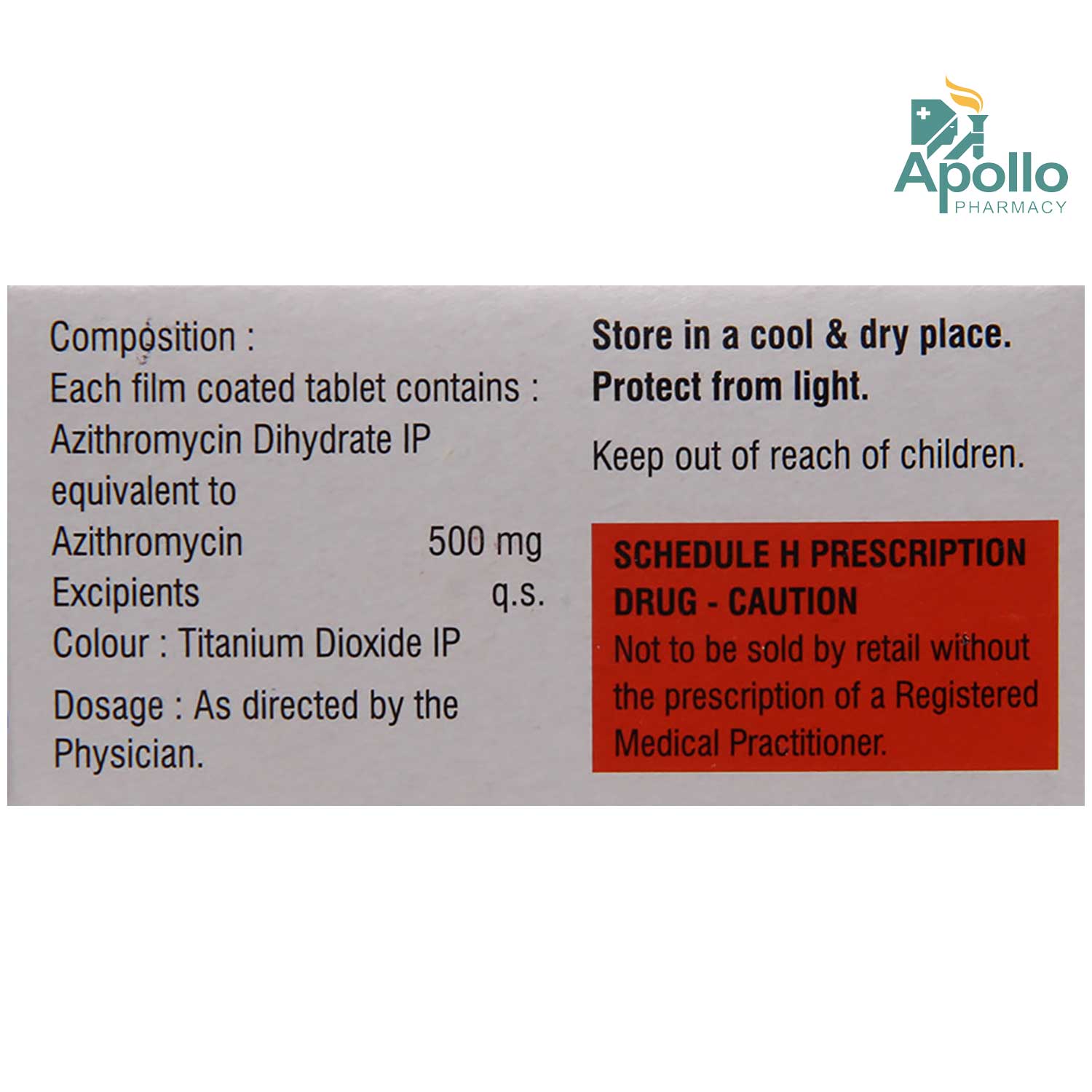 Azitus 500 mg Tablet 3's, Pack of 3 TABLETS Azitus 500 mg Tablet 3's, Pack of 3 TABLETS