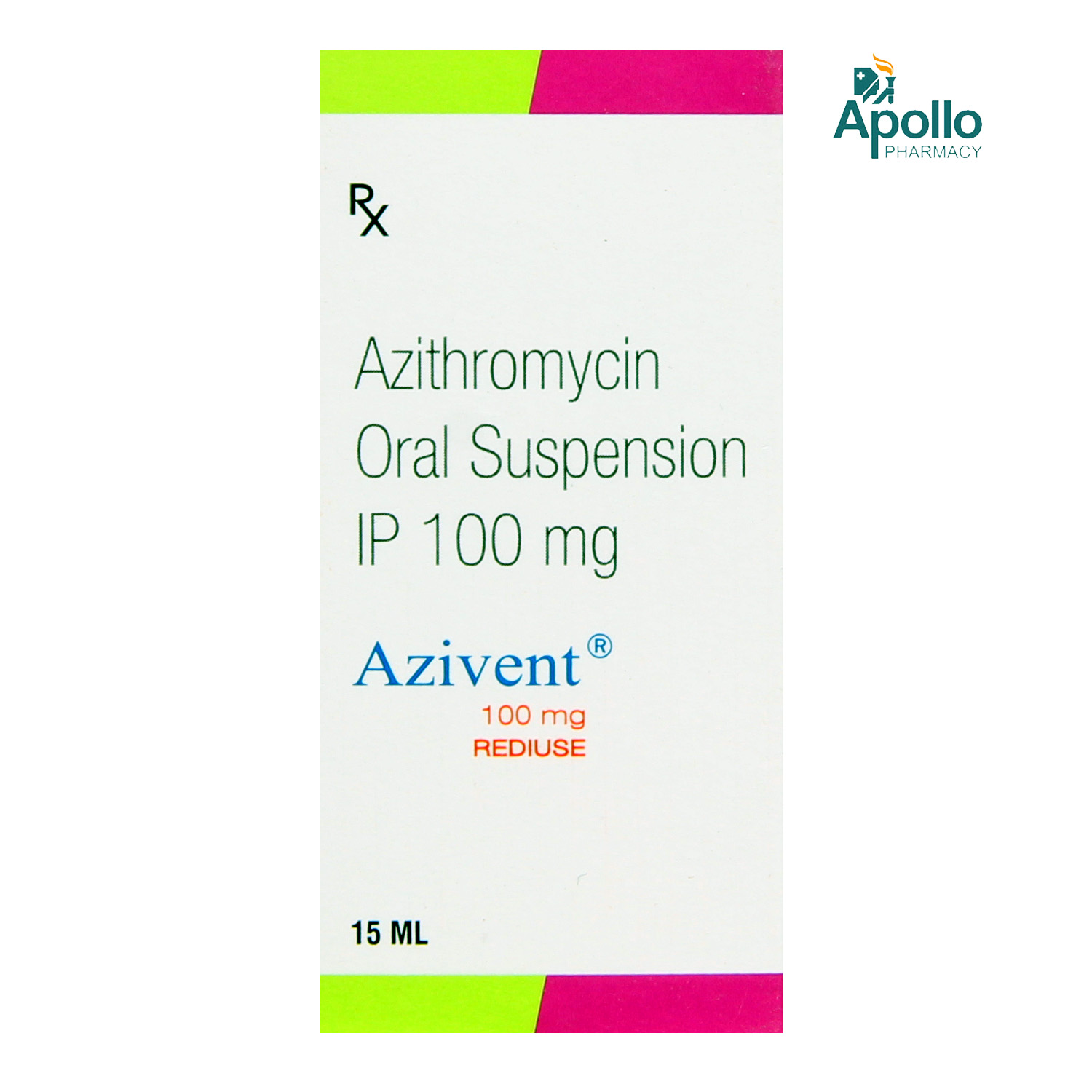 Azivent 100 mg Suspension 15 ml, Pack of 1 Suspension Azivent 100 mg Suspension 15 ml, Pack of 1 Suspension