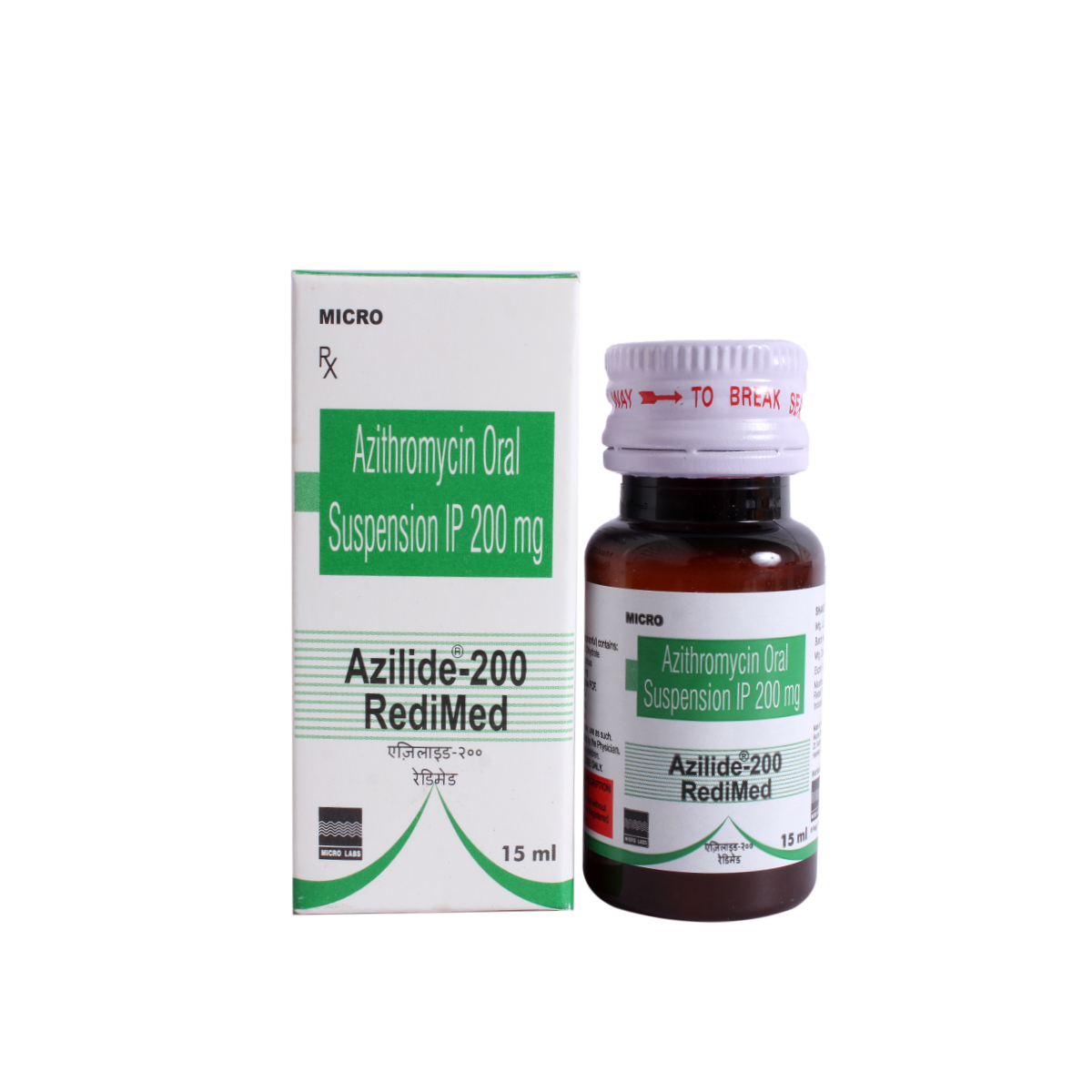 Azilide Redimed 200 Suspension 15 ml, Pack of 1 Suspension Azilide Redimed 200 Suspension 15 ml, Pack of 1 Suspension