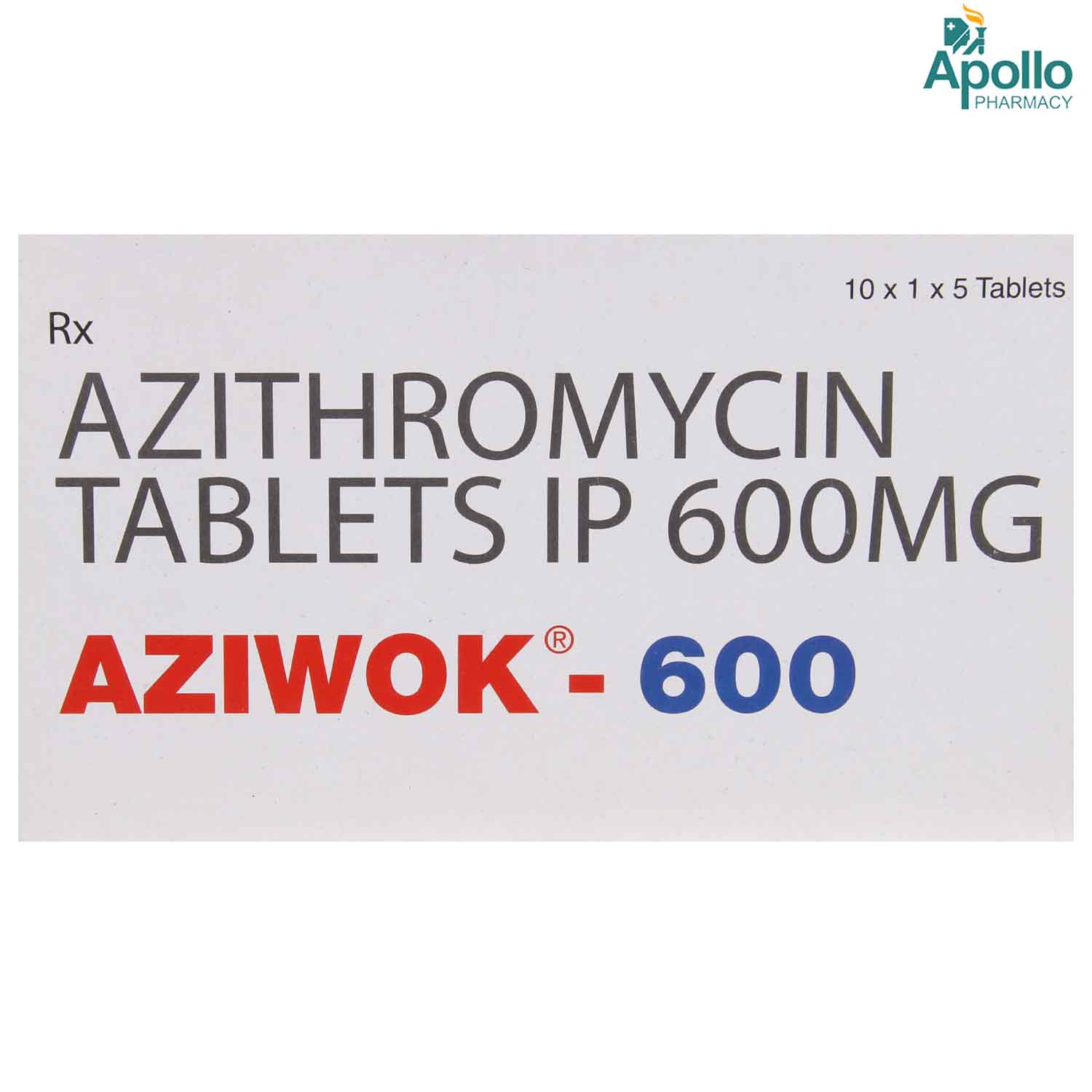 Aziwok 600 Tablet 5`s, Pack of 5 TABLETS Aziwok 600 Tablet 5`s, Pack of 5 TABLETS