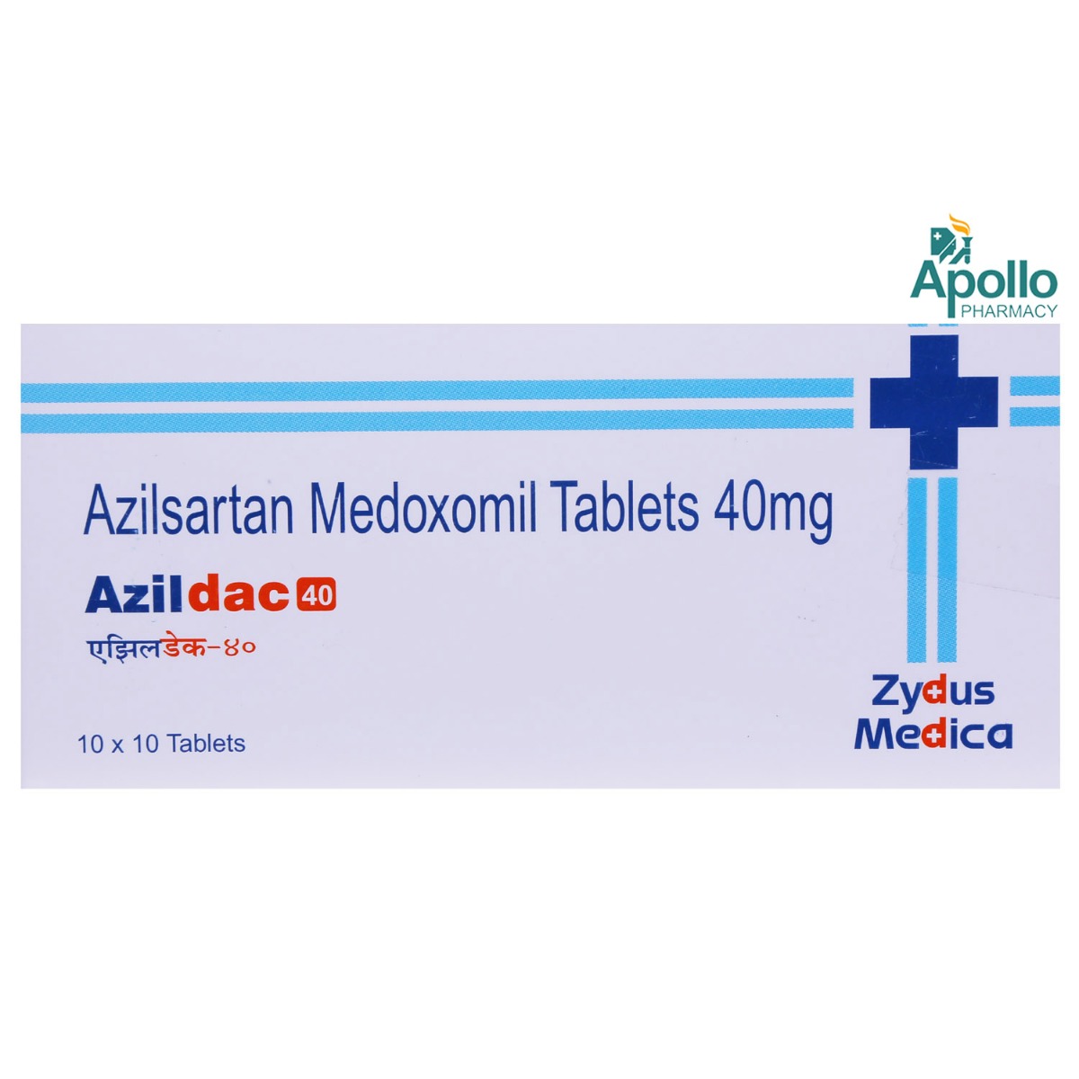 Azildac 40 Tablet 10's, Pack of 10 TABLETS Azildac 40 Tablet 10's, Pack of 10 TABLETS