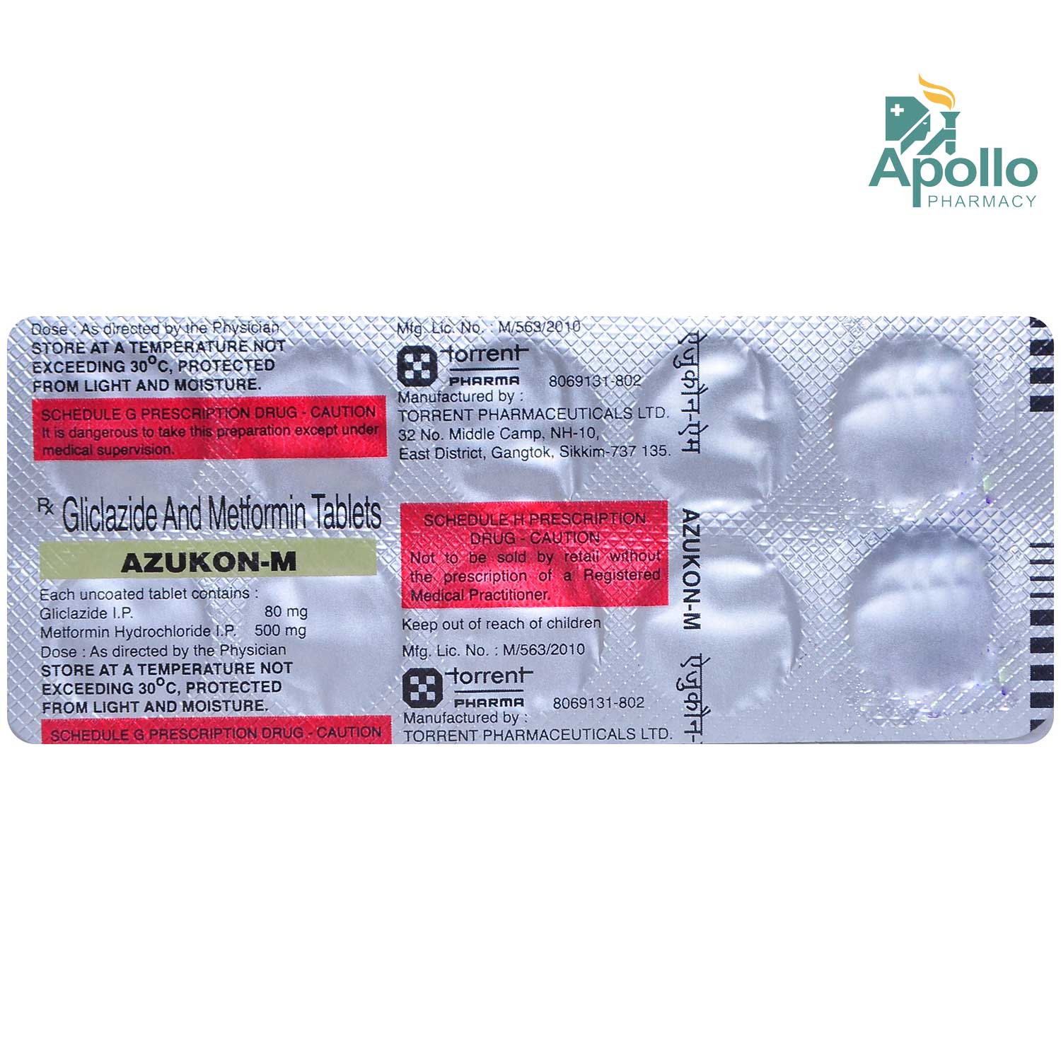 Azukon-M Tablet 10's, Pack of 10 TABLETS Azukon-M Tablet 10's, Pack of 10 TABLETS
