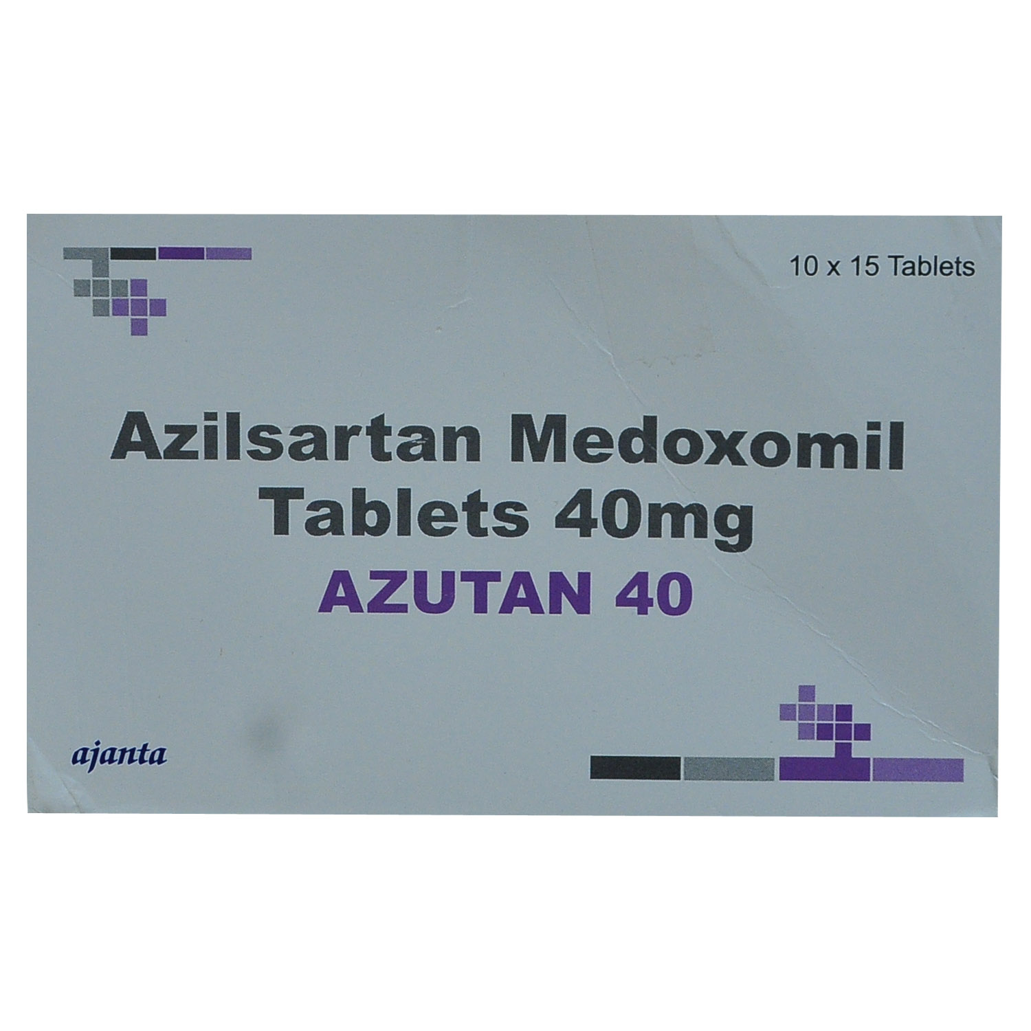 Azutan 40 mg Tablet 15's, Pack of 15 TABLETS Azutan 40 mg Tablet 15's, Pack of 15 TABLETS