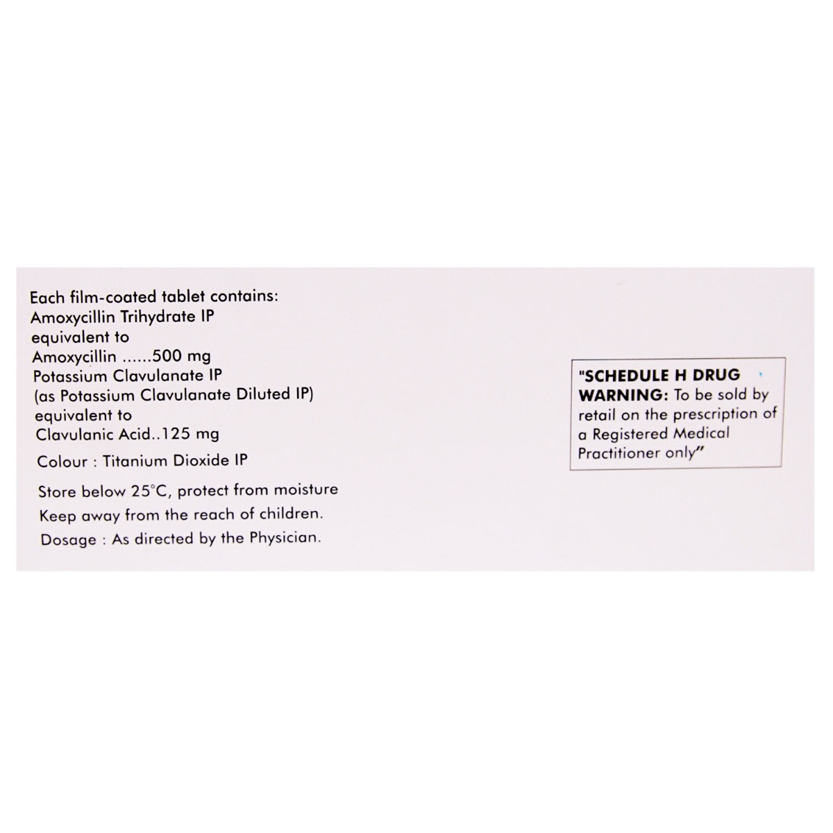 Bactoclav-625 Tablet 10's, Pack of 10 TABLETS Bactoclav-625 Tablet 10's, Pack of 10 TABLETS