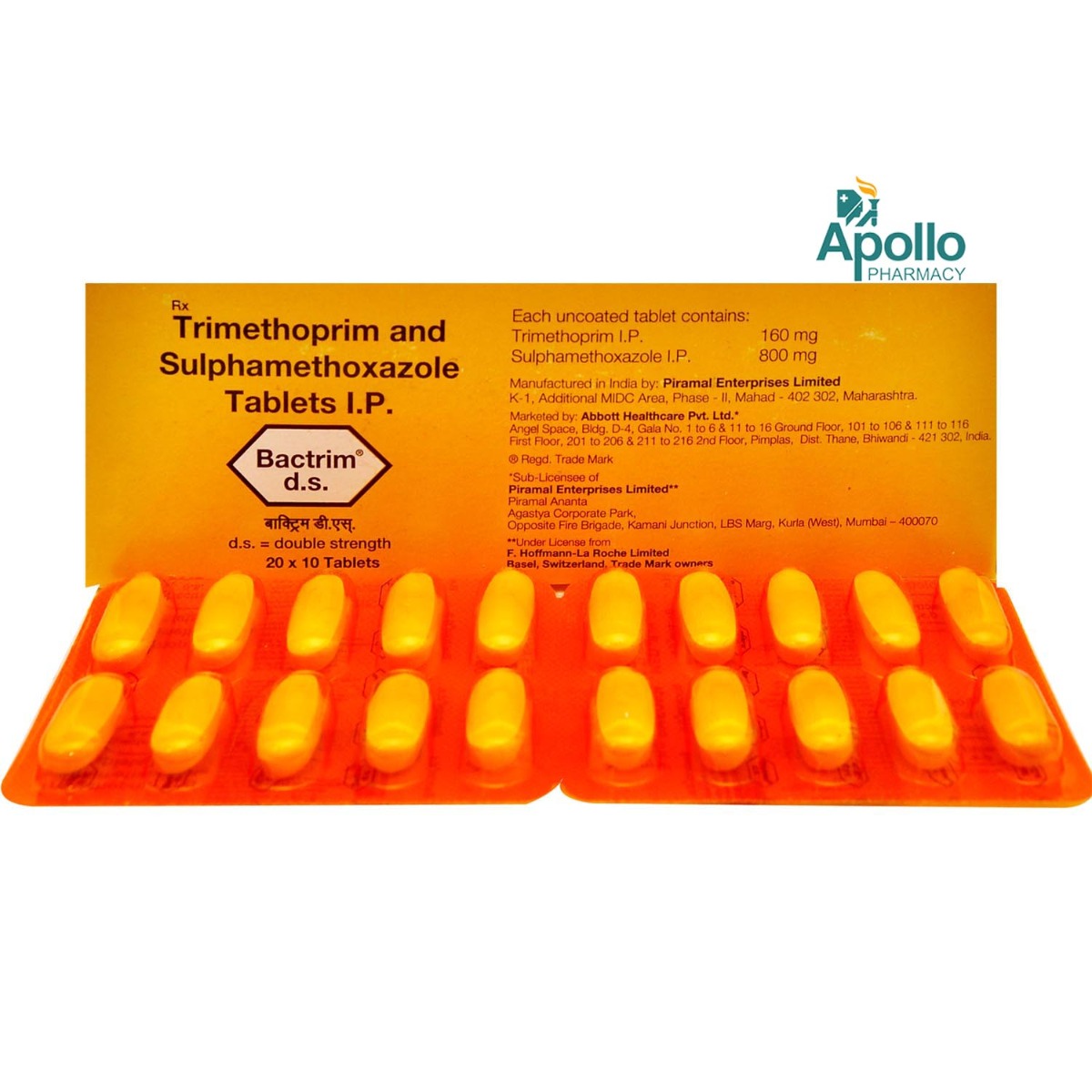 Bactrim DS Tablet 10's, Pack of 10 Bactrim DS Tablet 10's, Pack of 10