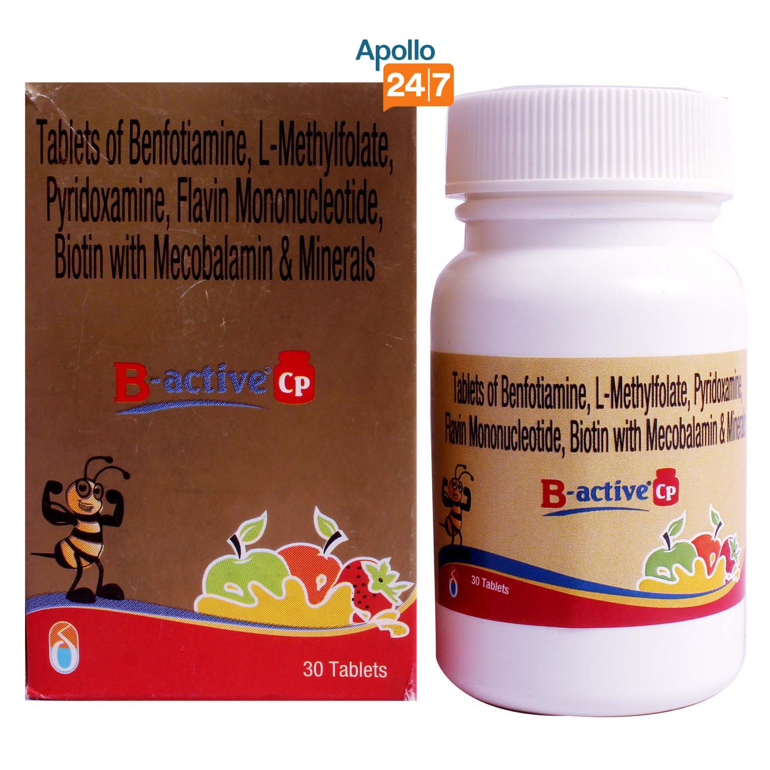 B-Active CP Tablet 30's, Pack of 1 TABLET B-Active CP Tablet 30's, Pack of 1 TABLET