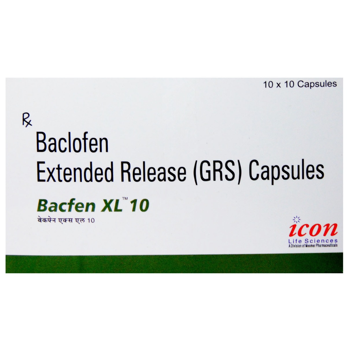 Bacfen XL 10 Tablet 10's, Pack of 10 TABLETS Bacfen XL 10 Tablet 10's, Pack of 10 TABLETS