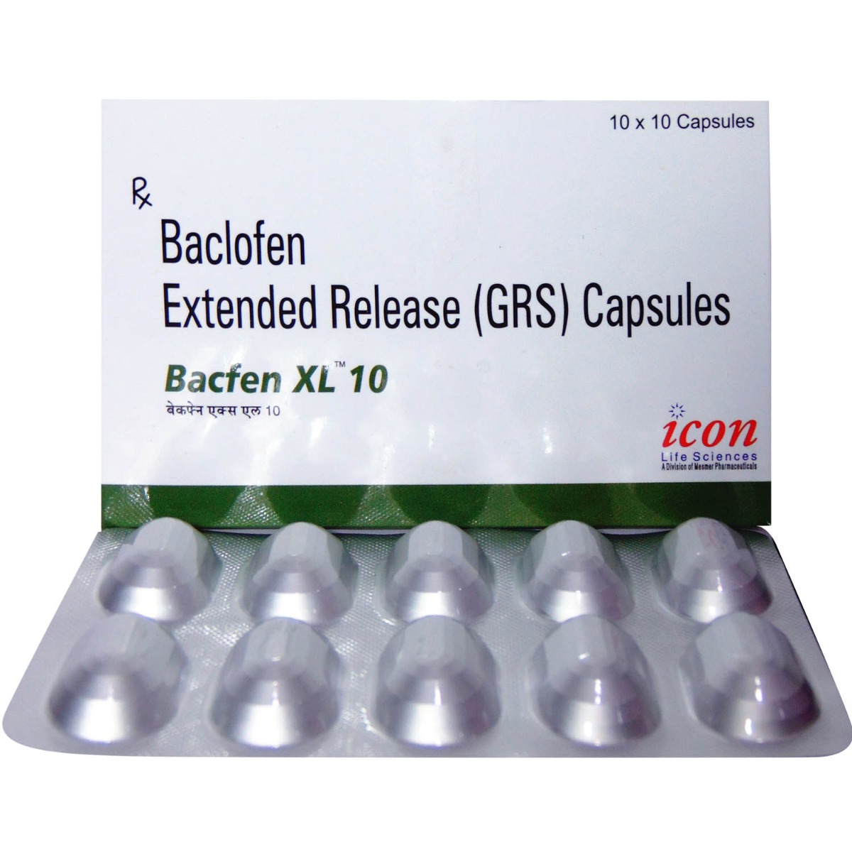 Bacfen XL 10 Tablet 10's, Pack of 10 TABLETS Bacfen XL 10 Tablet 10's, Pack of 10 TABLETS