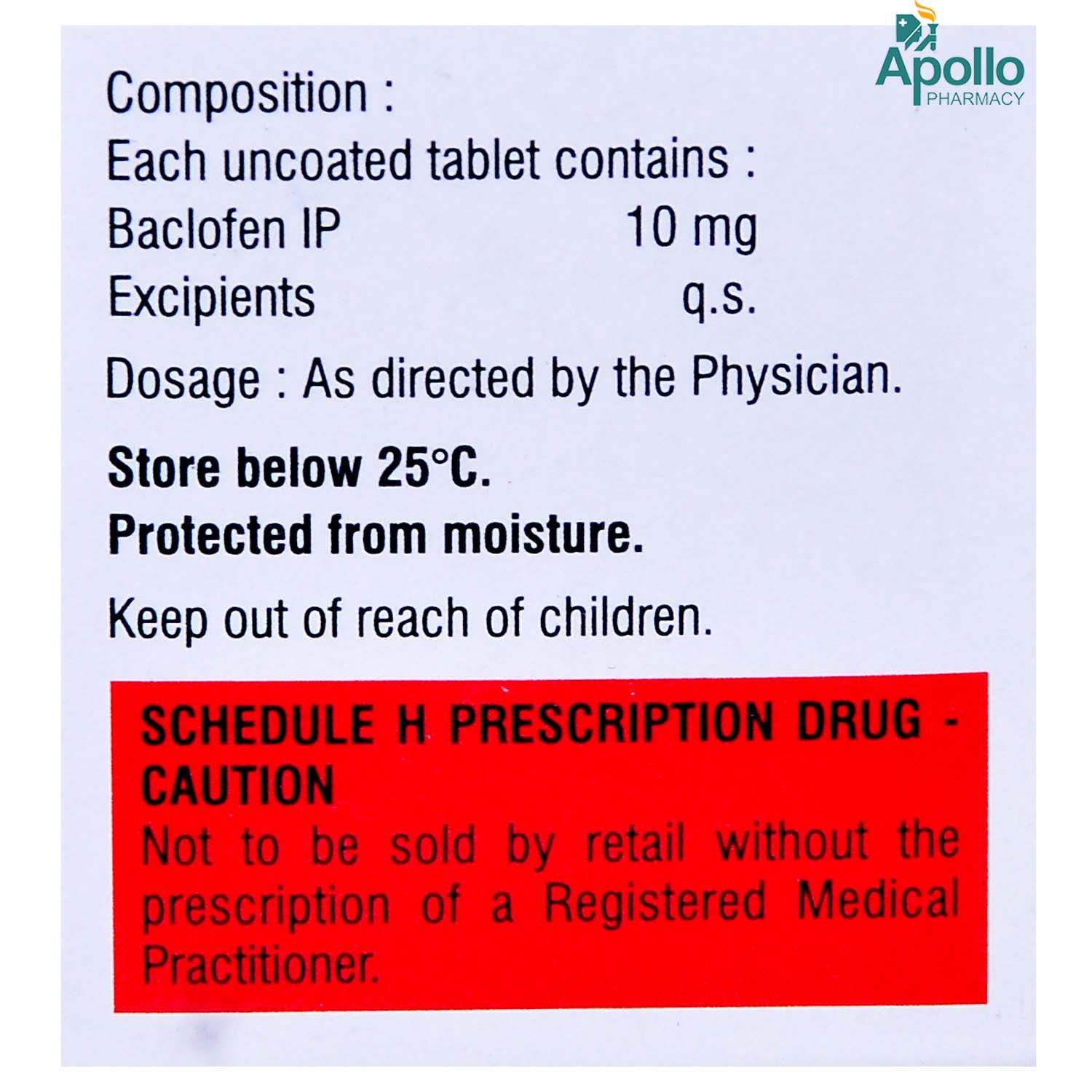 Baclotop-10 Tablet 10's, Pack of 10 TABLETS Baclotop-10 Tablet 10's, Pack of 10 TABLETS