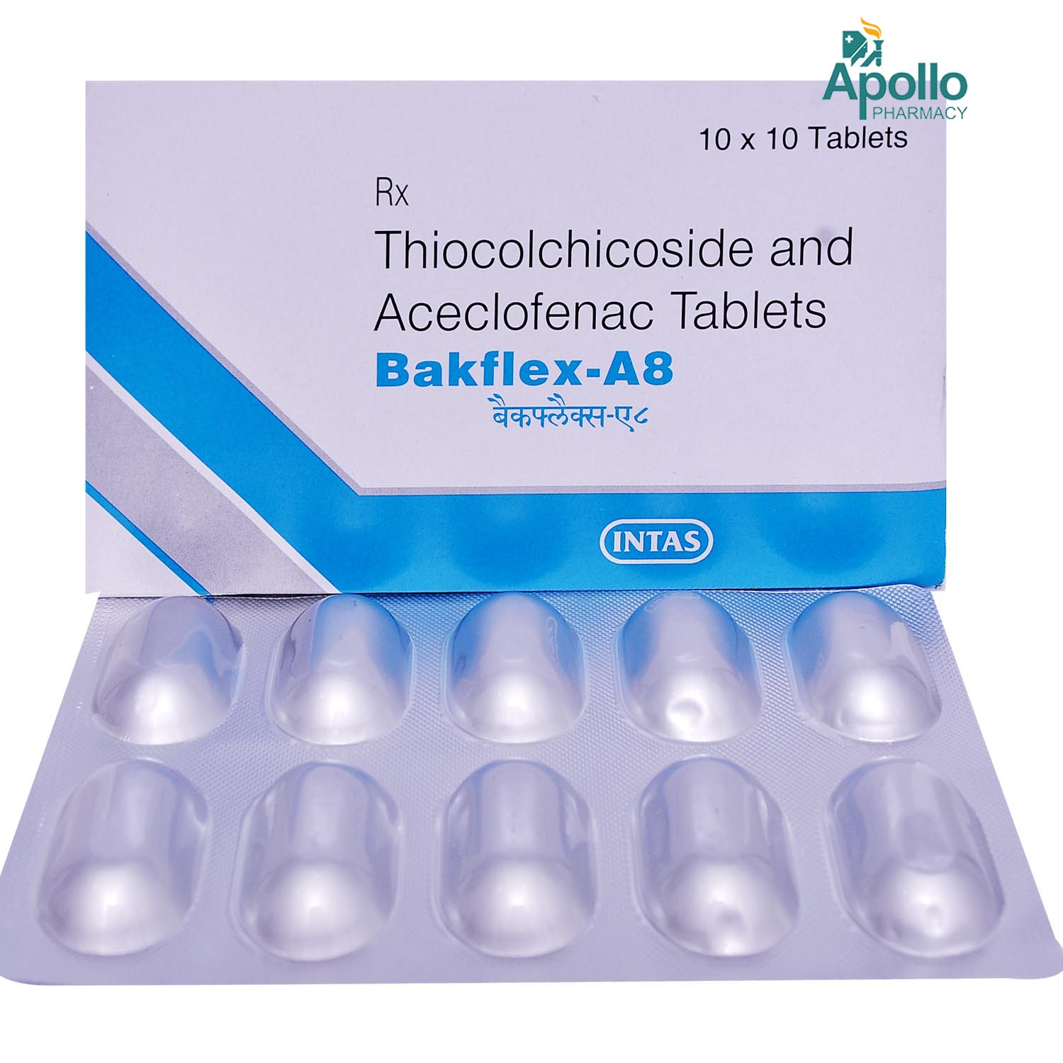 Bakflex-A8 Tablet 10's, Pack of 10 Bakflex-A8 Tablet 10's, Pack of 10