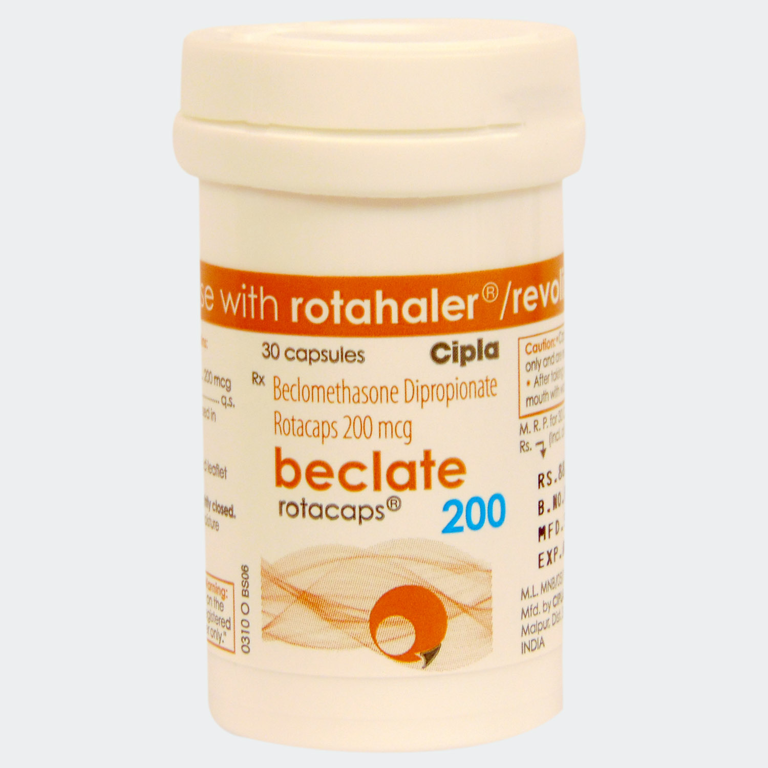 Beclate 200 Rotacap 30's, Pack of 1 ROTACAP Beclate 200 Rotacap 30's, Pack of 1 ROTACAP