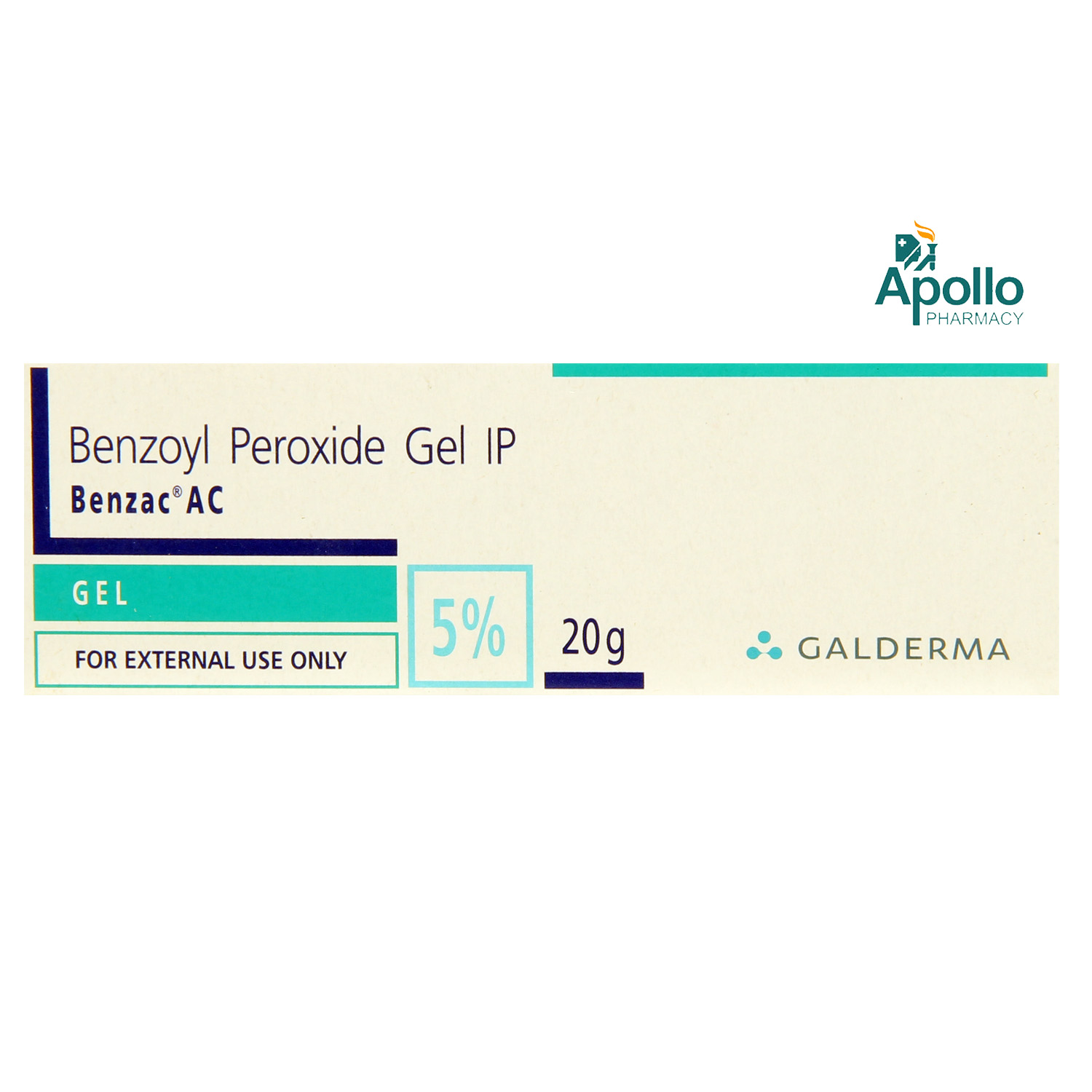 Benzac AC 5% Gel 20 gm, Pack of 1 GEL Benzac AC 5% Gel 20 gm, Pack of 1 GEL
