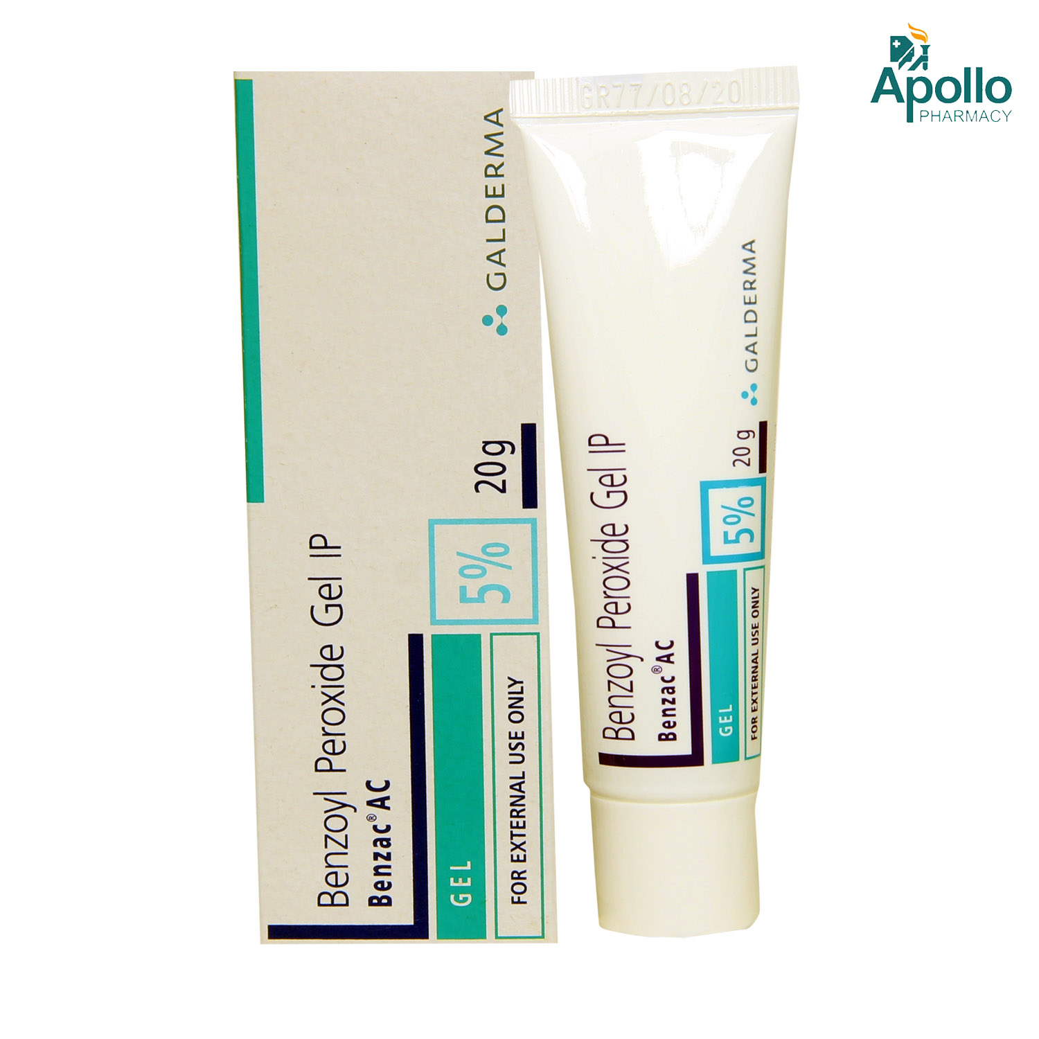 Benzac AC 5% Gel 20 gm, Pack of 1 GEL Benzac AC 5% Gel 20 gm, Pack of 1 GEL