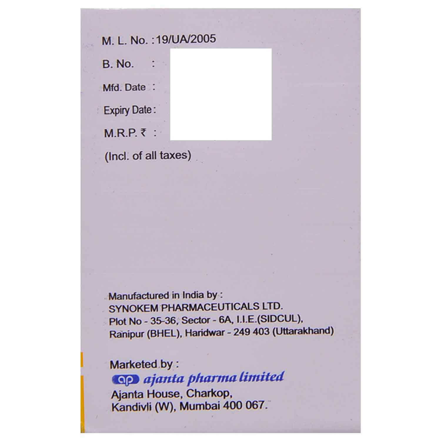 Beniflo 4 mg Tablet 15's, Pack of 15 TABLETS Beniflo 4 mg Tablet 15's, Pack of 15 TABLETS