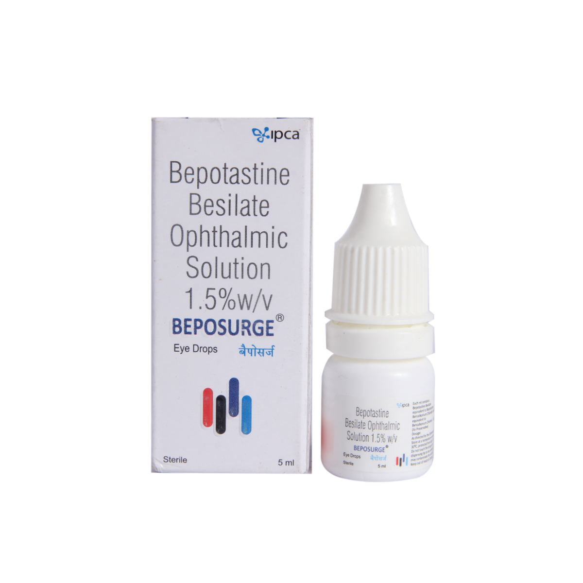 Beposurge 1.5%W/V Eye Drops 5ml, Pack of 1 Drops Beposurge 1.5%W/V Eye Drops 5ml, Pack of 1 Drops