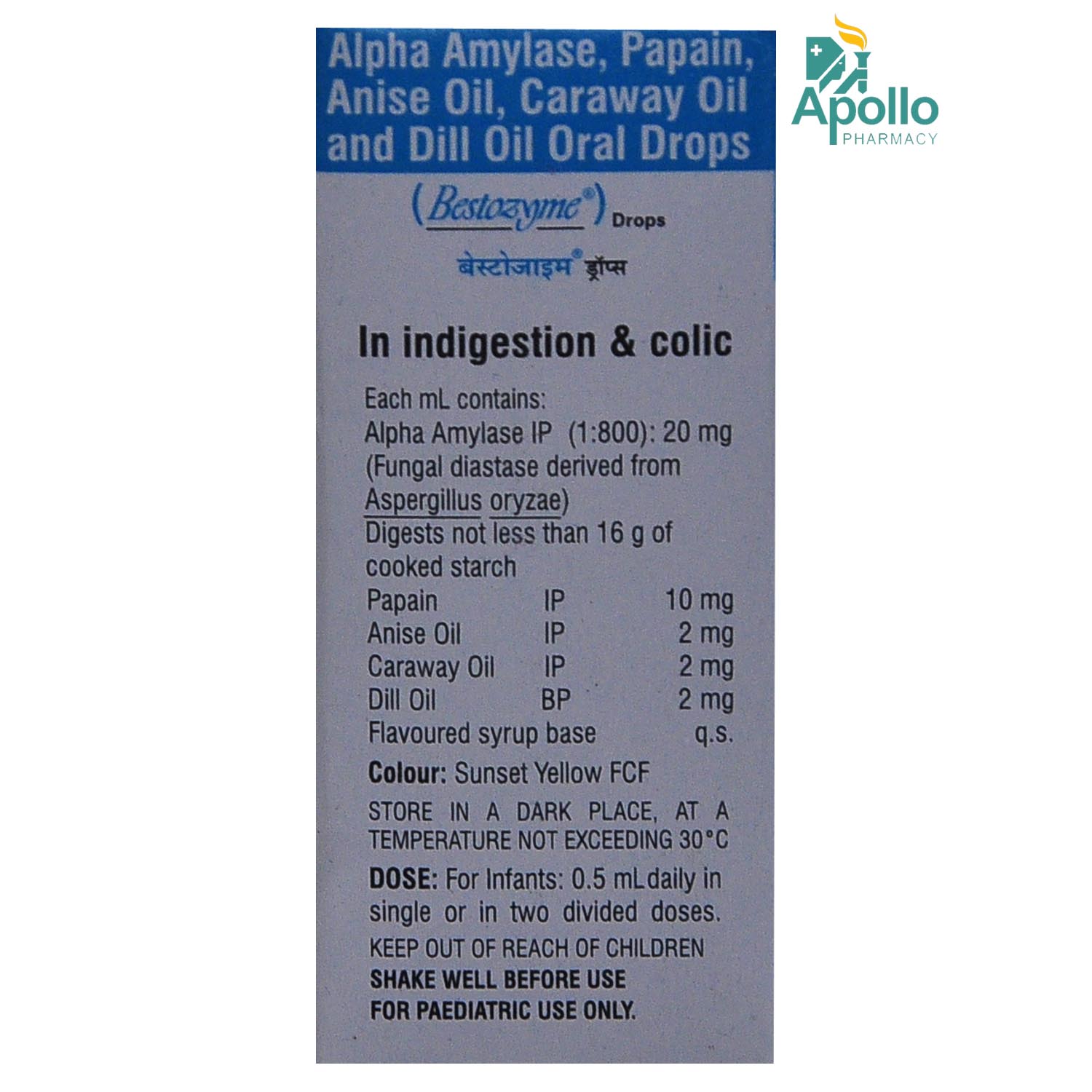 Bestozyme Drop 15 ml, Pack of 1 Drops Bestozyme Drop 15 ml, Pack of 1 Drops