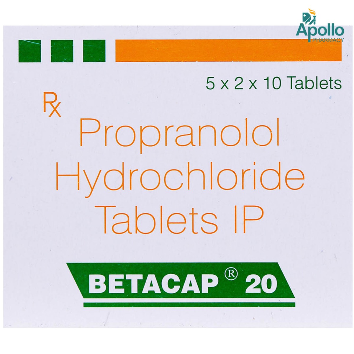 Betacap 20 Tablet 10's, Pack of 10 TABLETS Betacap 20 Tablet 10's, Pack of 10 TABLETS