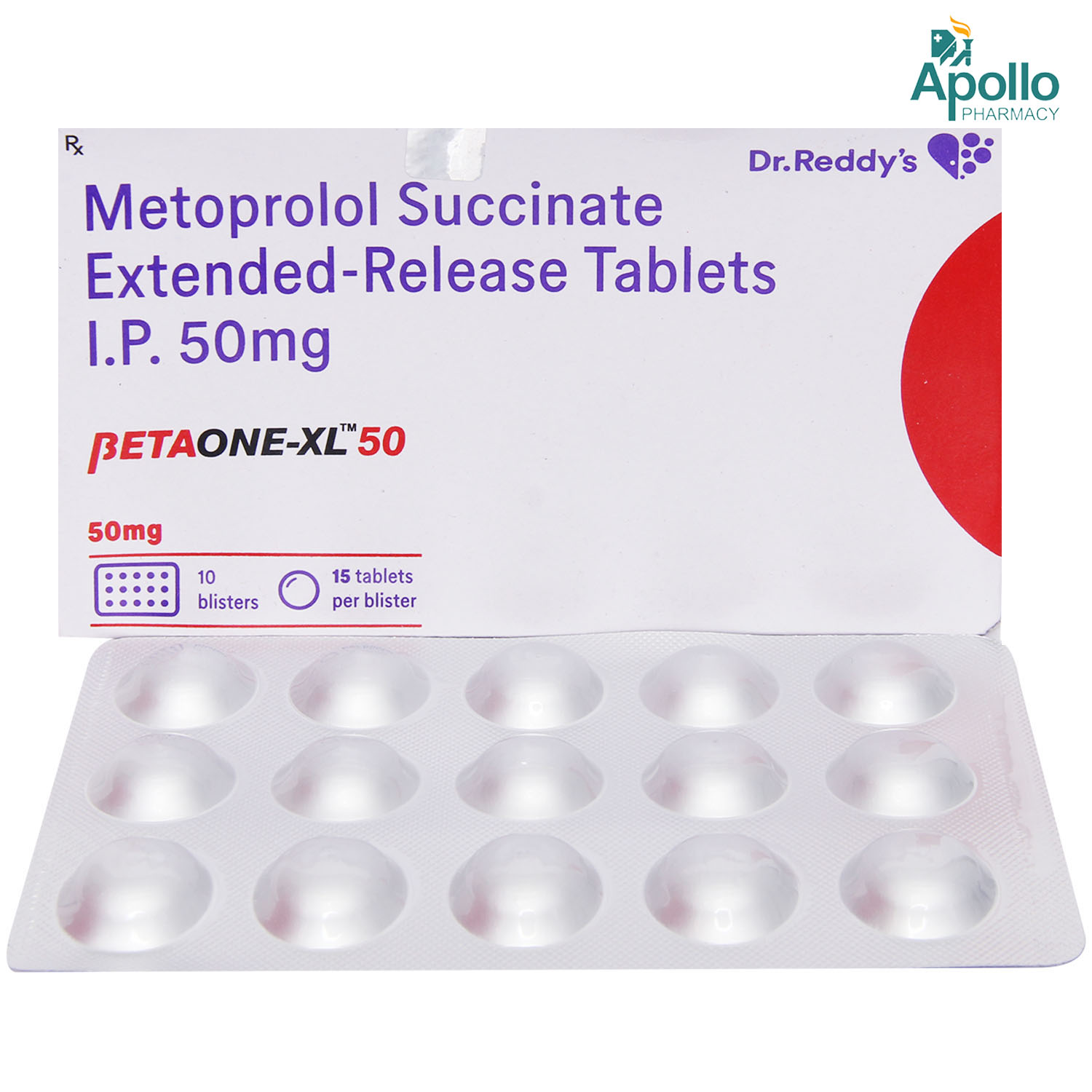 Betaone-XL 50 Tablet 15's, Pack of 15 TABLETS Betaone-XL 50 Tablet 15's, Pack of 15 TABLETS